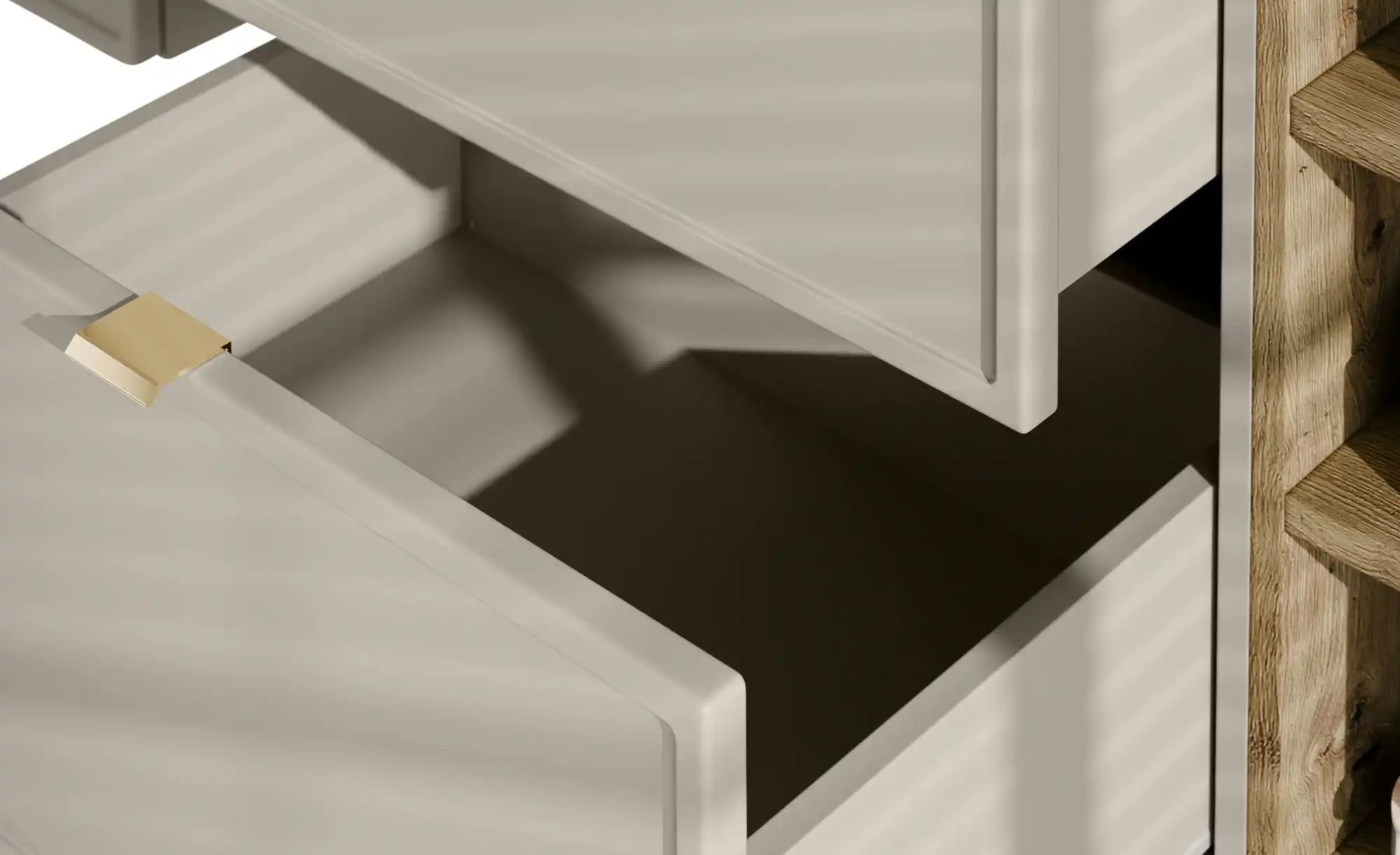 Thumbnail - Waschtischkombination  Behler See ¦ beige ¦ Maße (cm): B: 140,6 H: 73,2 T: 46.5 Schränke > Badschränke > Komplett-Badkom...