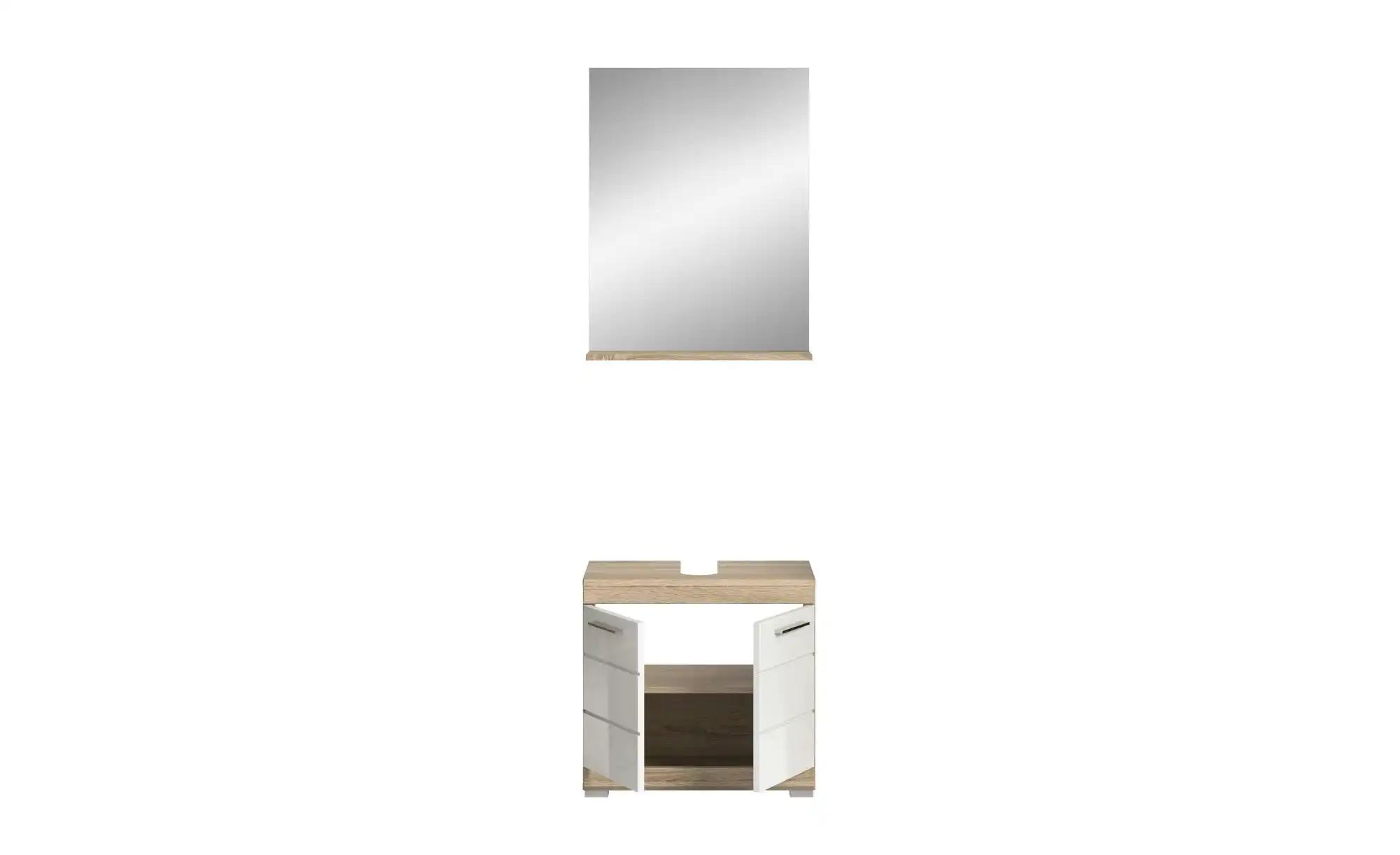 Thumbnail - Badmöbel-Set SCHLOONSEE  2 teilig  bestehend aus: Waschbeckenunterschrank  Spiegel  in verschiedenen Farben erhältlich  ...