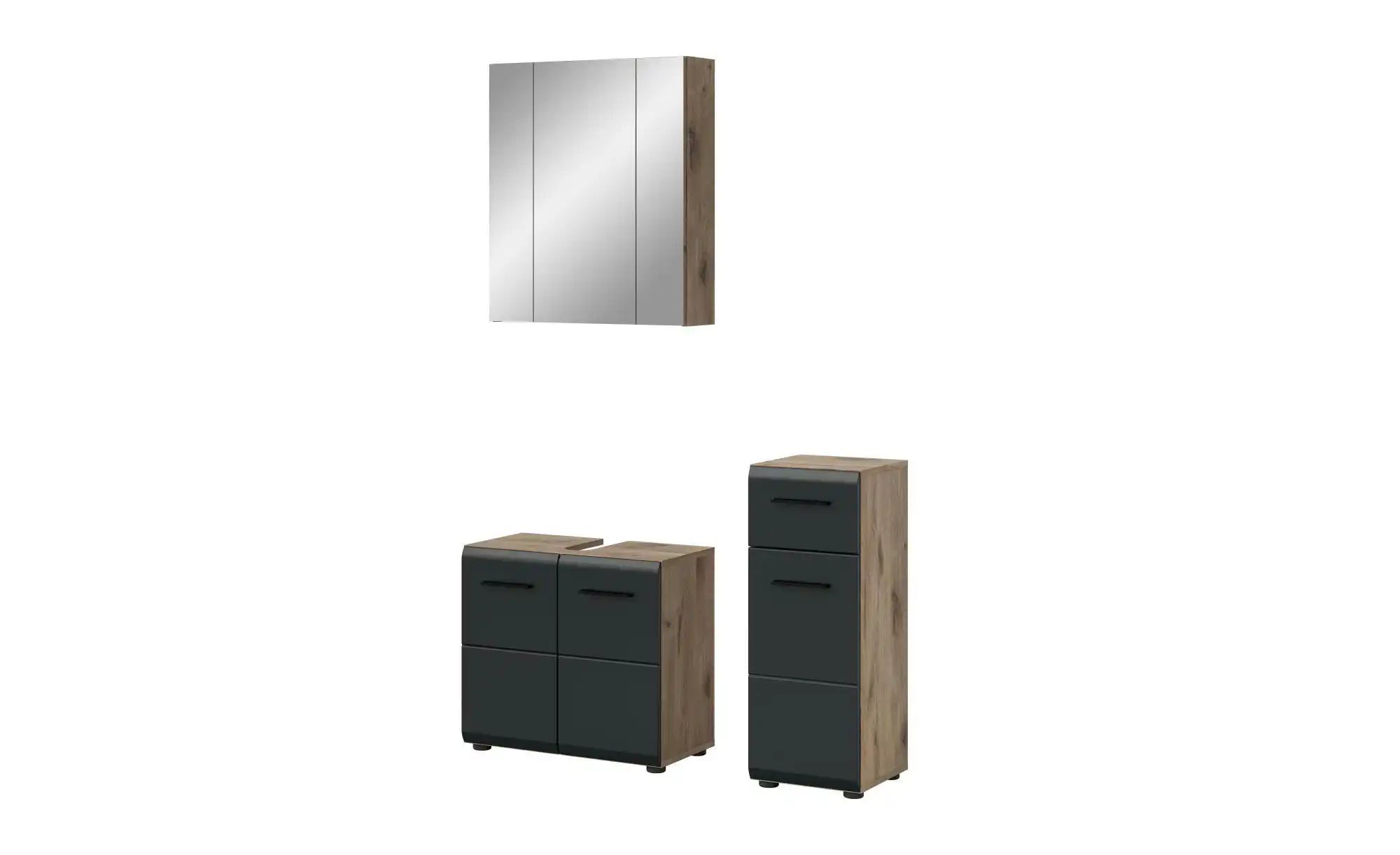 Badkombination   ¦ holzfarben ¦ Maße (cm): B: 105 H: 185 Schränke > Badschr günstig online kaufen