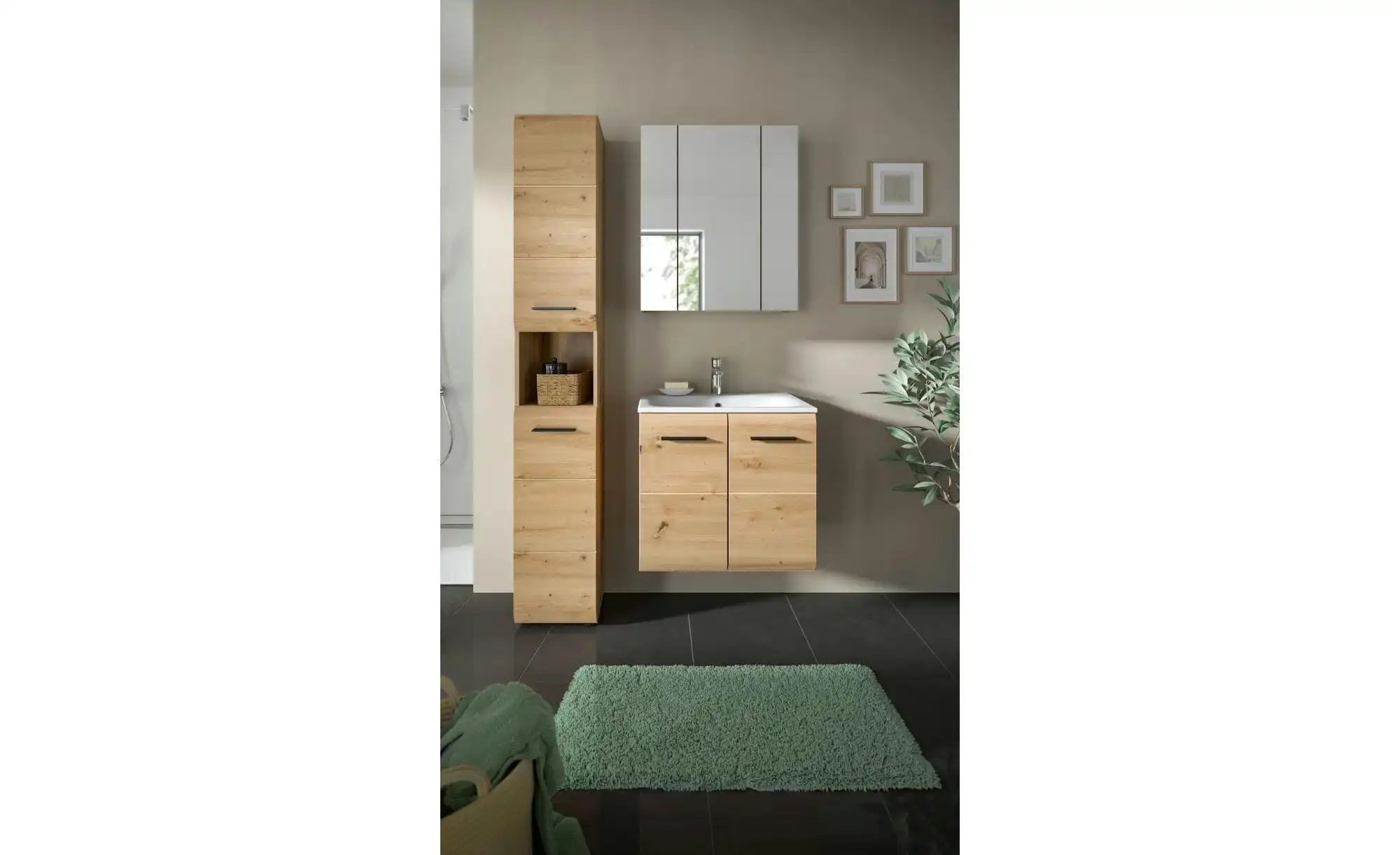 Badkombination  Igelsbachsee ¦ holzfarben ¦ Maße (cm): B: 105 H: 185 Schrän günstig online kaufen