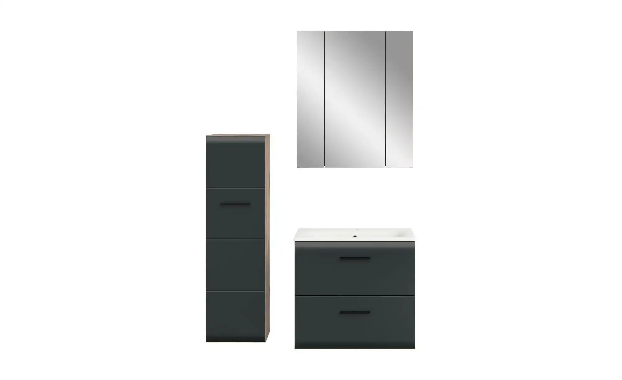 Badkombination   ¦ holzfarben ¦ Maße (cm): B: 105 H: 185 Schränke > Badschr günstig online kaufen