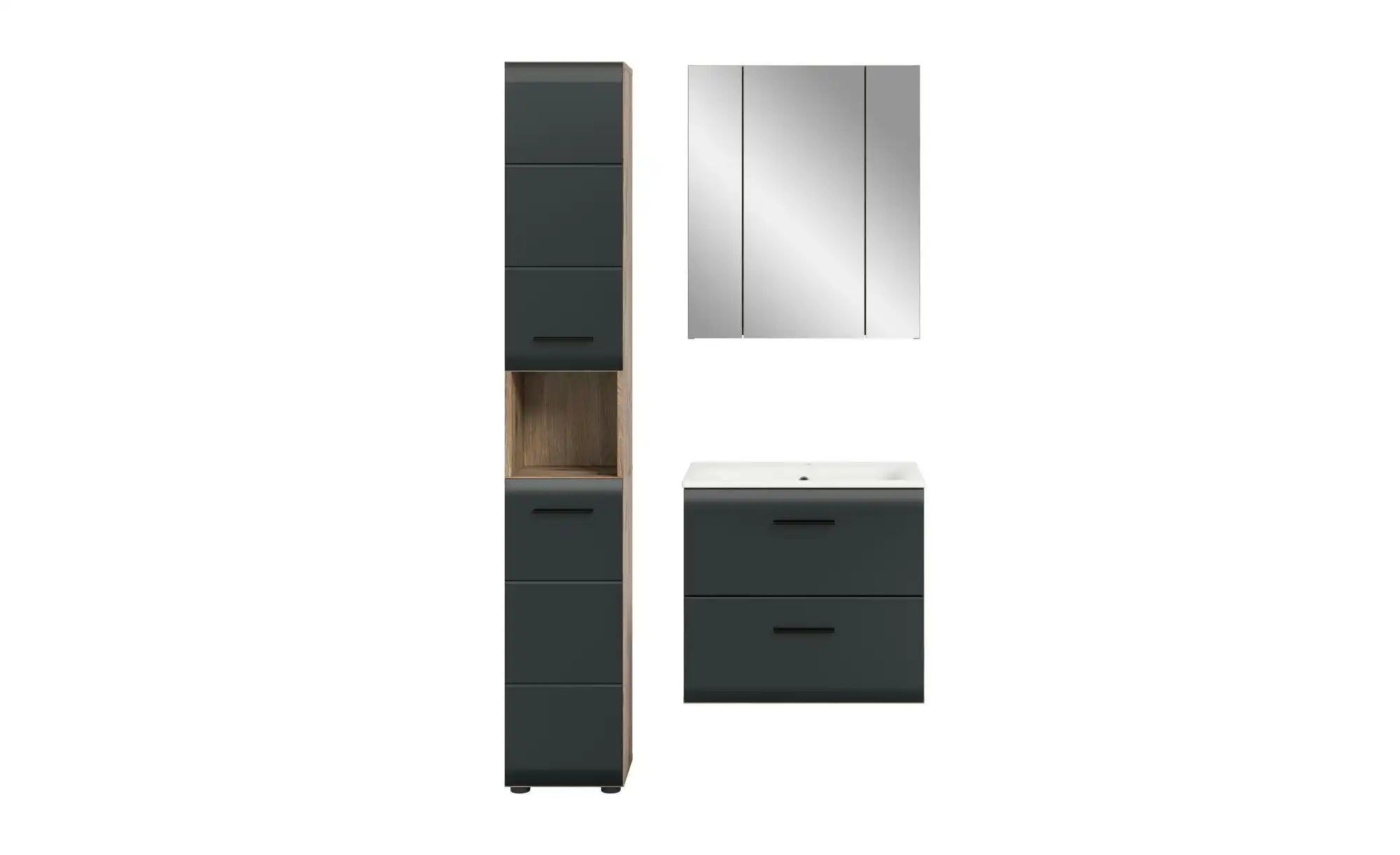 Thumbnail - Badkombination  Igelsbachsee ¦ holzfarben ¦ Maße (cm): B: 105 H: 185 Schränke > Badschränke > Komplett-Badkombinationen ...