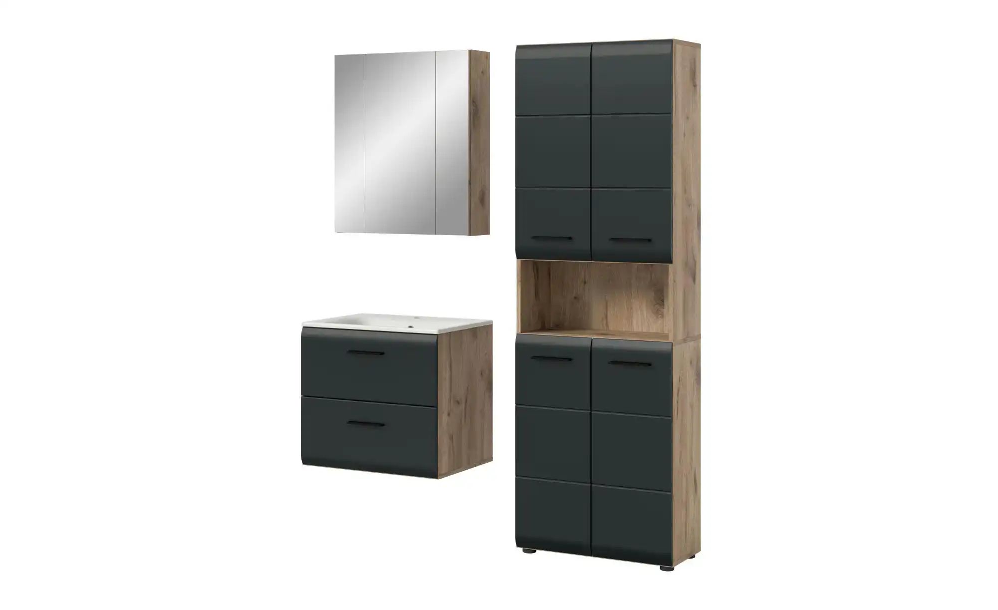 Badkombination  Igelsbachsee ¦ holzfarben ¦ Maße (cm): B: 135 H: 185 Schrän günstig online kaufen