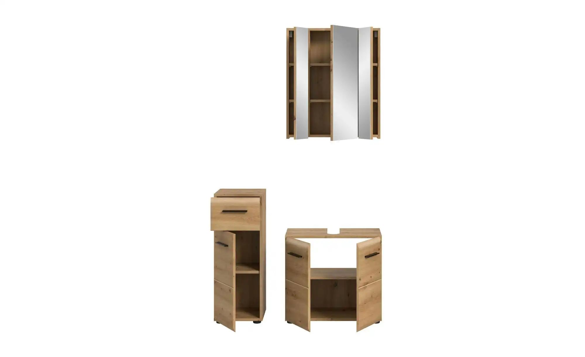 Badkombination  Igelsbachsee ¦ holzfarben ¦ Maße (cm): B: 105 H: 185 Schrän günstig online kaufen