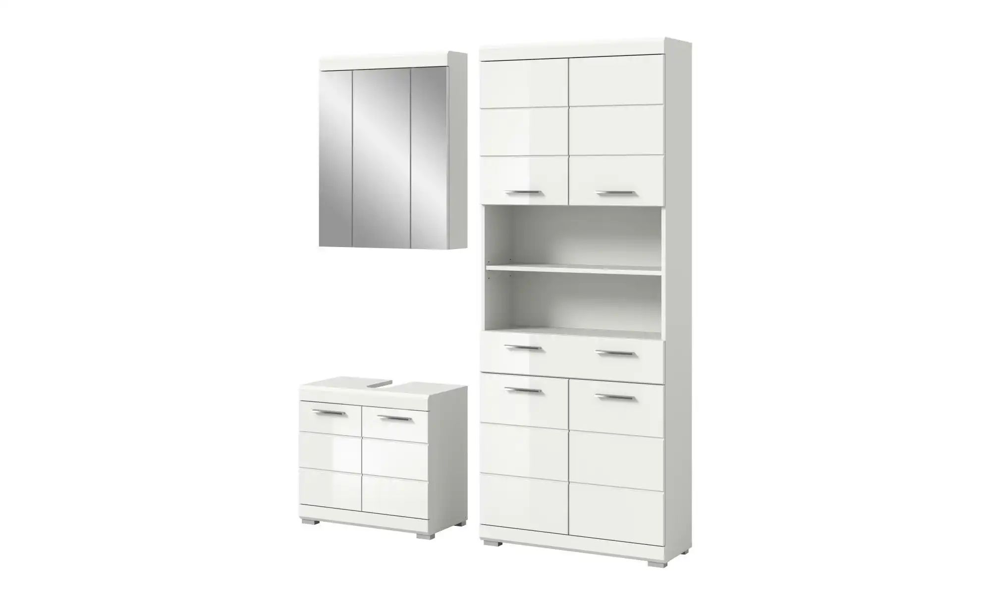 Badkombination   ¦ weiß ¦ Maße (cm): B: 149 H: 191 Schränke > Badschränke > günstig online kaufen