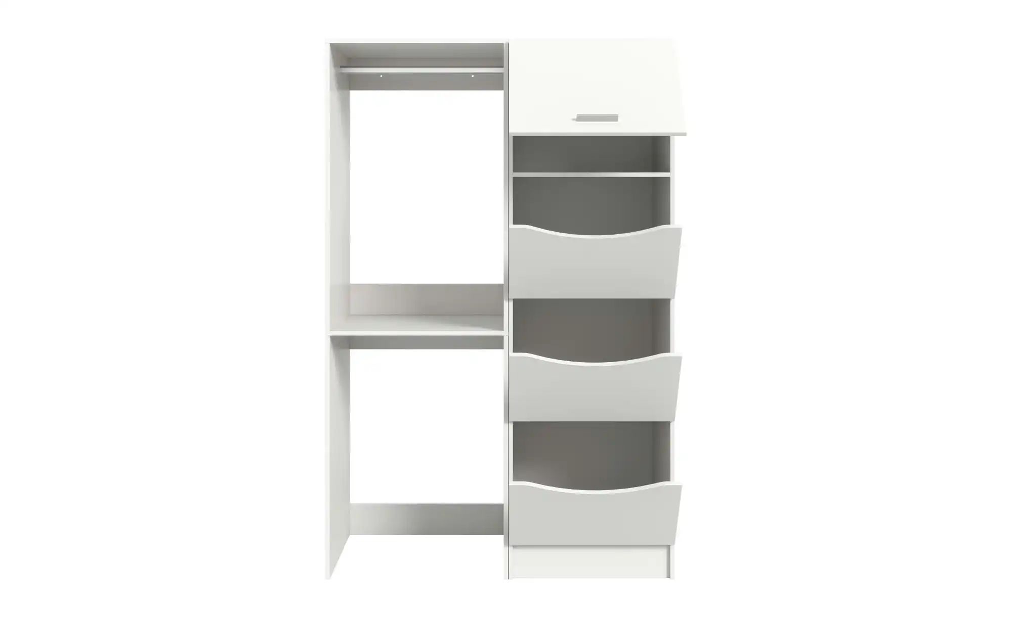 Waschmaschinenumbau Set   ¦ weiß ¦ Maße (cm): B: 126 H: 195 Schränke > Bads günstig online kaufen