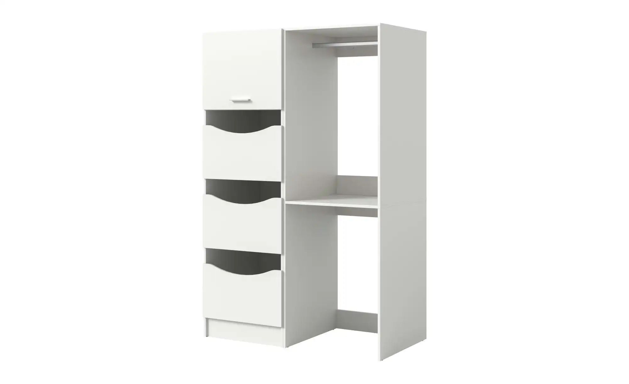 Waschmaschinenumbau Set   ¦ weiß ¦ Maße (cm): B: 126 H: 195 Schränke > Bads günstig online kaufen