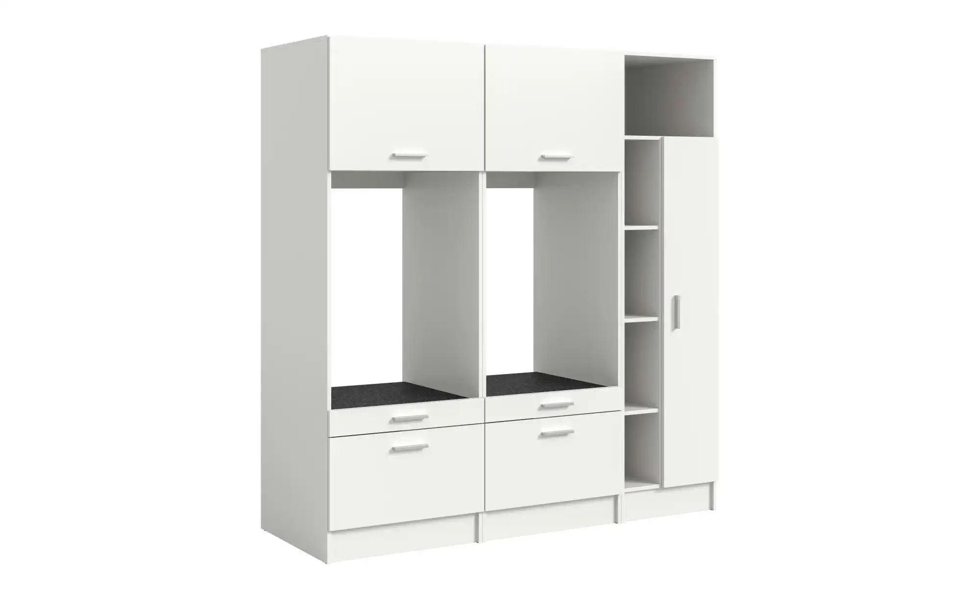 Waschmaschinenumbau Set  Frillensee ¦ weiß ¦ Maße (cm): B: 182 H: 195 Schrä günstig online kaufen