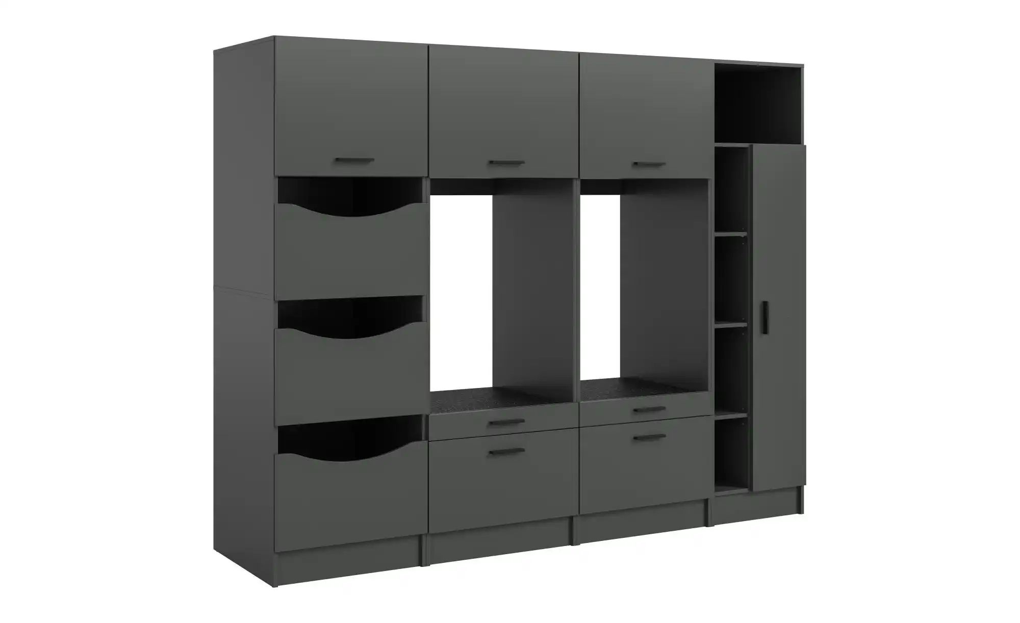 Waschmaschinenumbau Set  Frillensee ¦ grau ¦ Maße (cm): B: 242 H: 195 Schrä günstig online kaufen