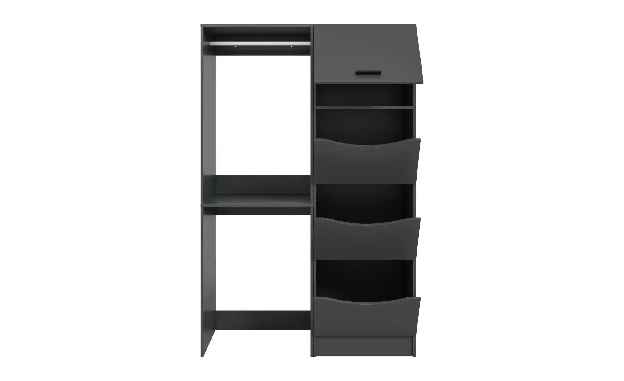 Waschmaschinenumbau Set   ¦ grau ¦ Maße (cm): B: 126 H: 195 Schränke > Bads günstig online kaufen