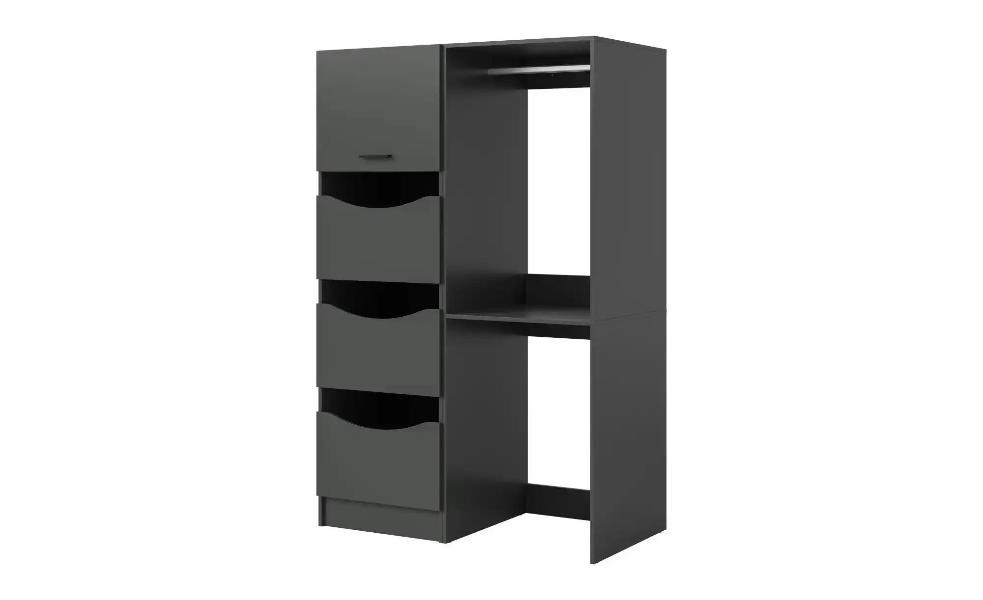 Waschmaschinenumbau Set   ¦ grau ¦ Maße (cm): B: 126 H: 195 Schränke > Bads günstig online kaufen