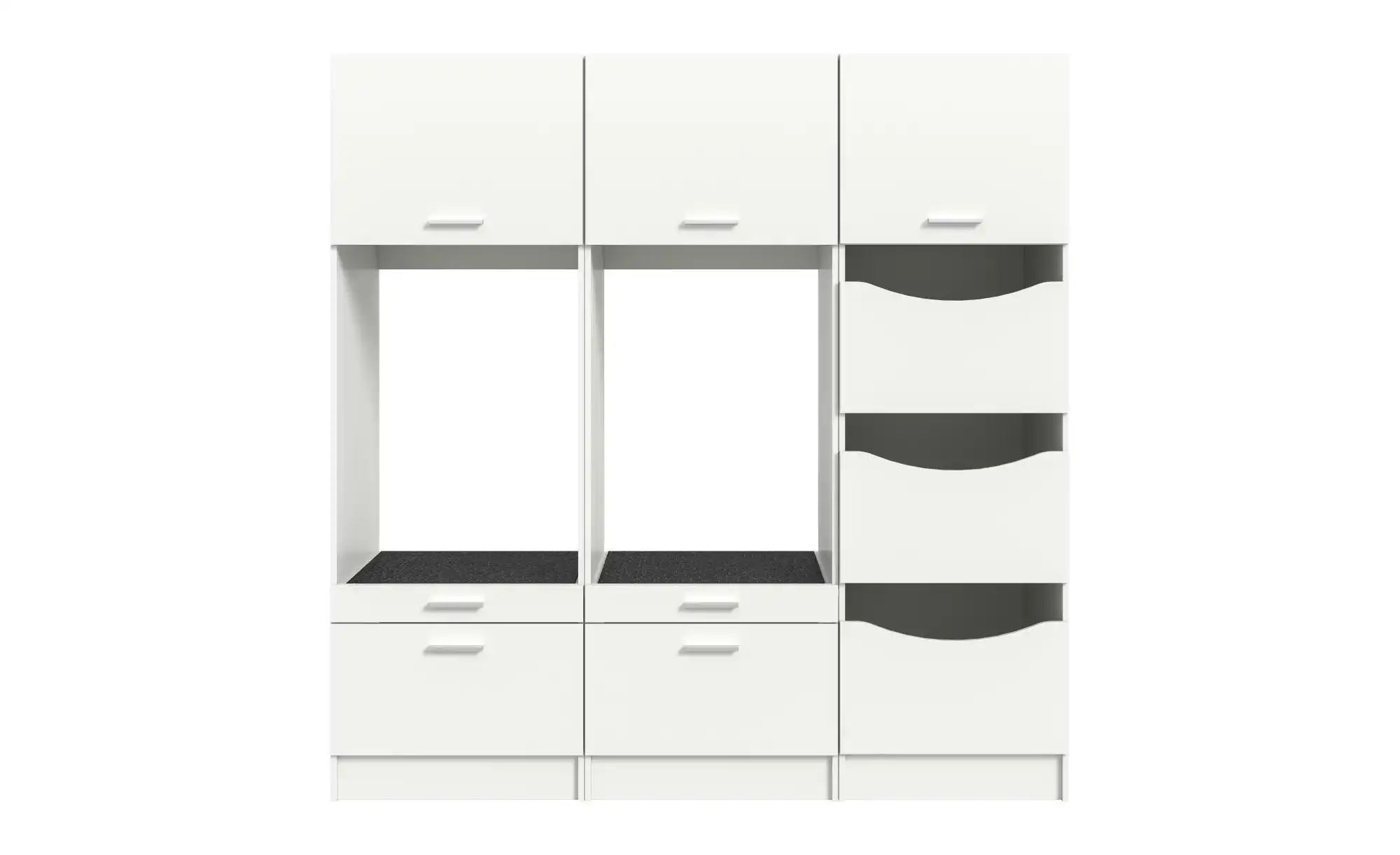 Waschmaschinenumbau Set  Frillensee ¦ weiß ¦ Maße (cm): B: 242 H: 195 Schrä günstig online kaufen