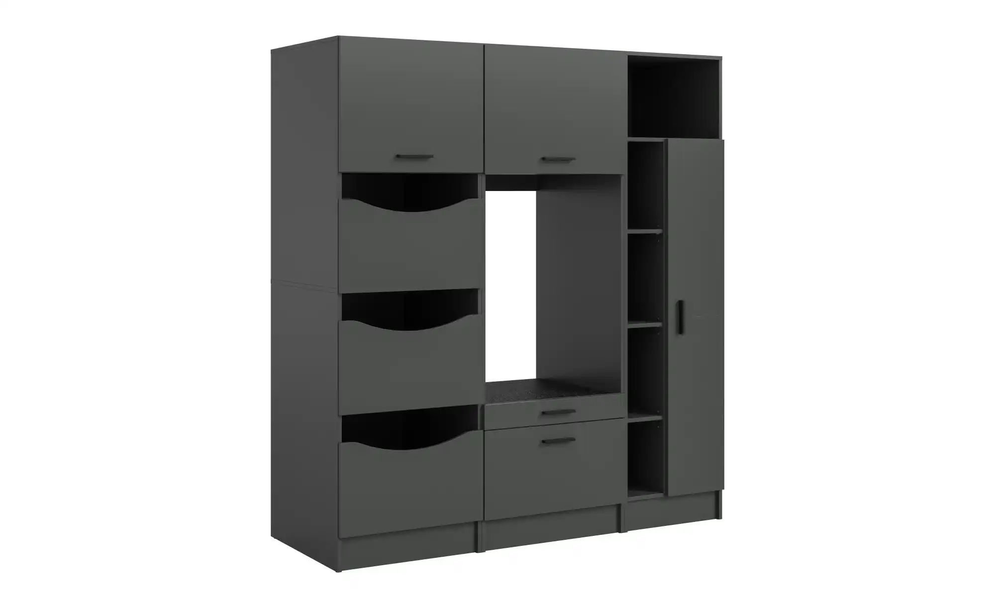 Waschmaschinenumbau Set  Frillensee ¦ grau ¦ Maße (cm): B: 176 H: 195 Schrä günstig online kaufen