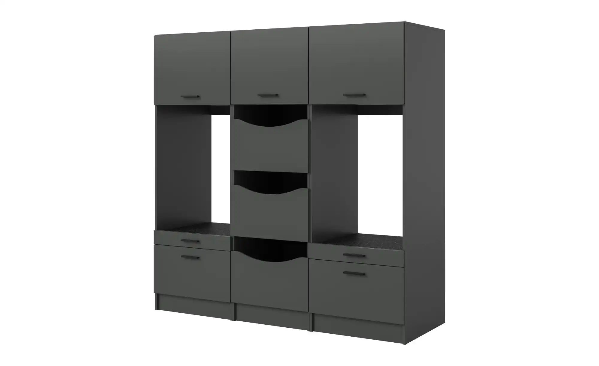 Waschmaschinenumbau Set  Frillensee ¦ grau ¦ Maße (cm): B: 192 H: 195 Schrä günstig online kaufen