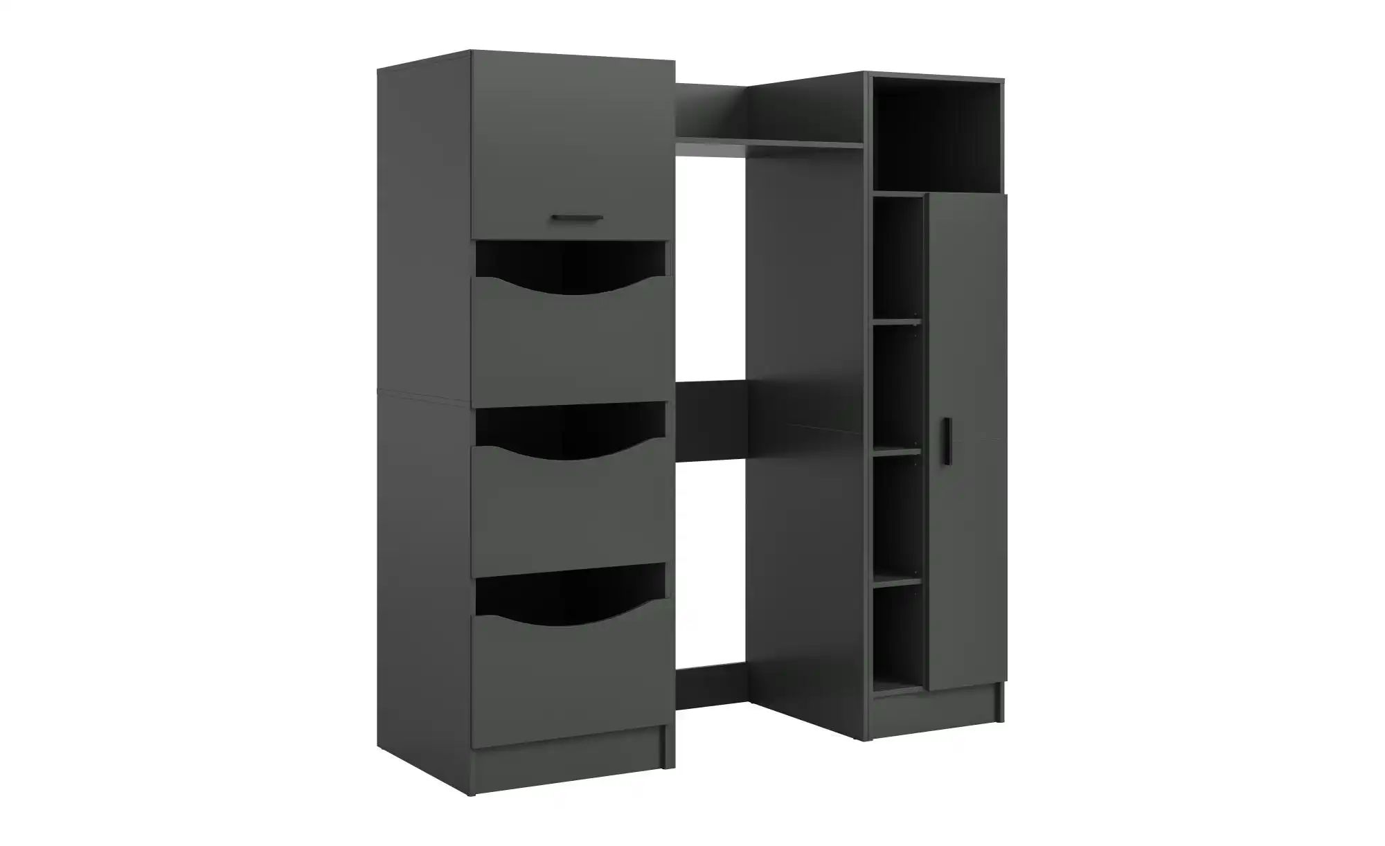 Waschmaschinenumbau Set   ¦ grau ¦ Maße (cm): B: 176 H: 195 Schränke > Bads günstig online kaufen