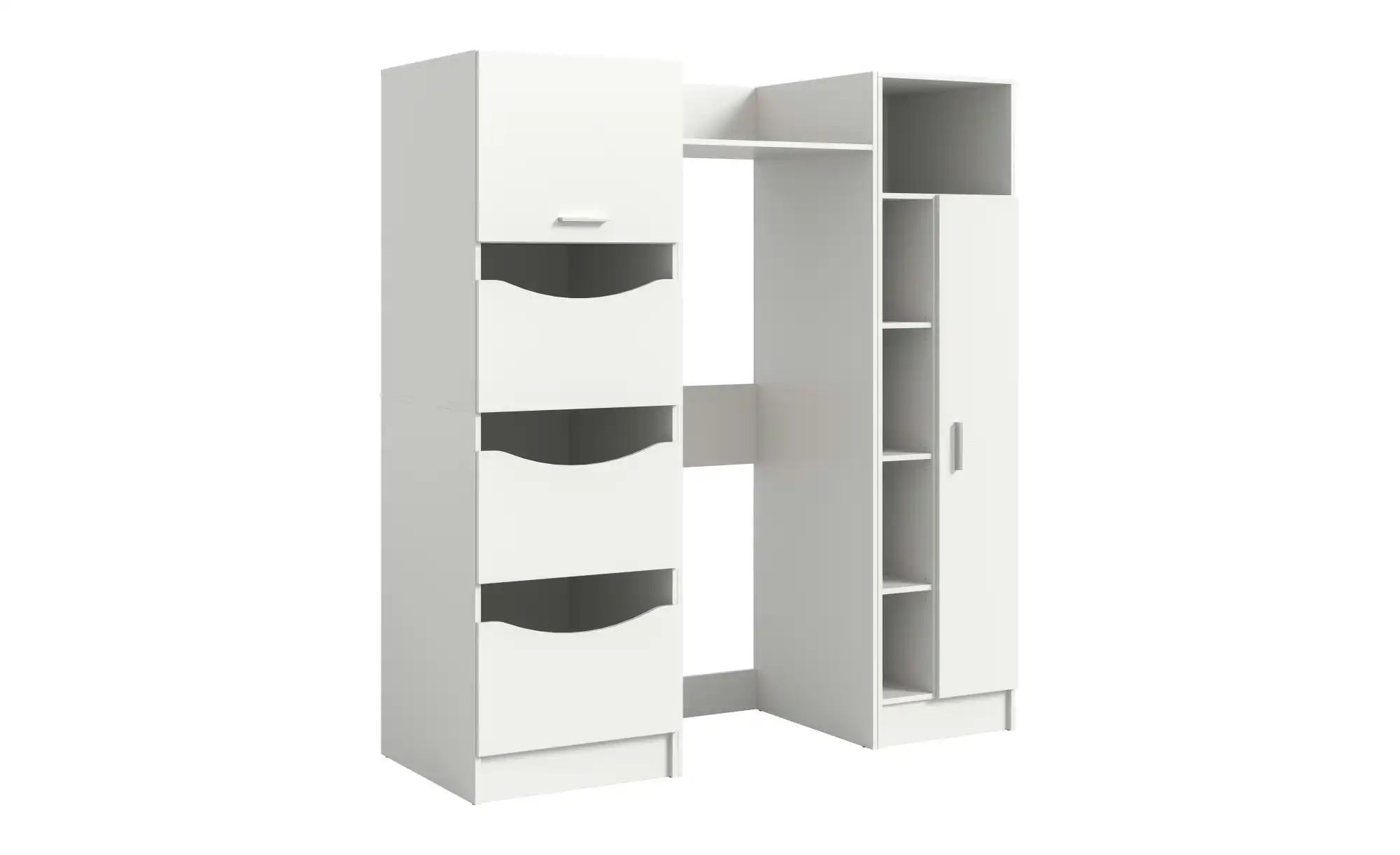 Waschmaschinenumbau Set   ¦ weiß ¦ Maße (cm): B: 176 H: 195 Schränke > Bads günstig online kaufen