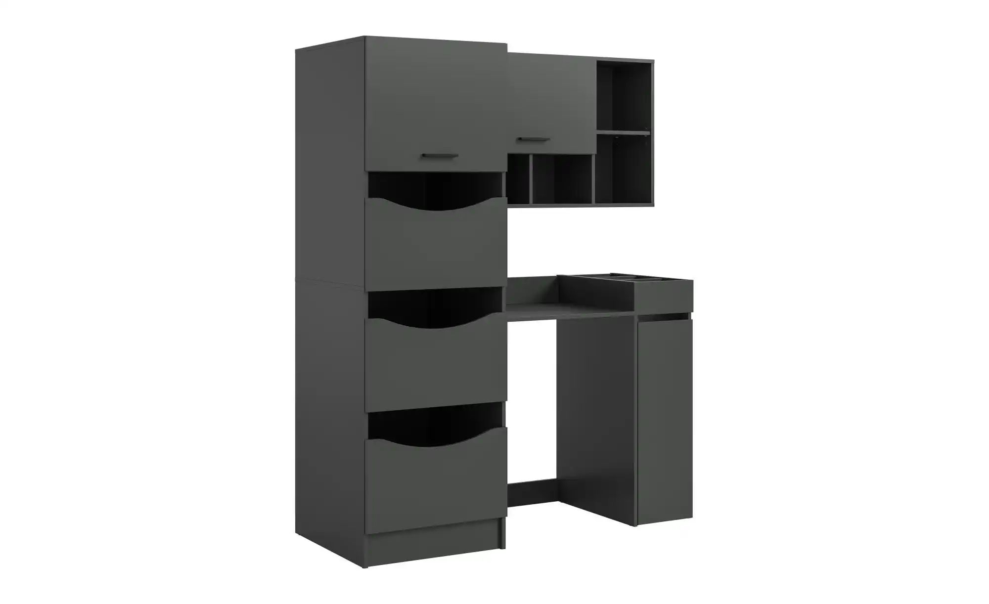 Waschmaschinenumbau Set   ¦ grau ¦ Maße (cm): B: 126 H: 195 Schränke > Bads günstig online kaufen