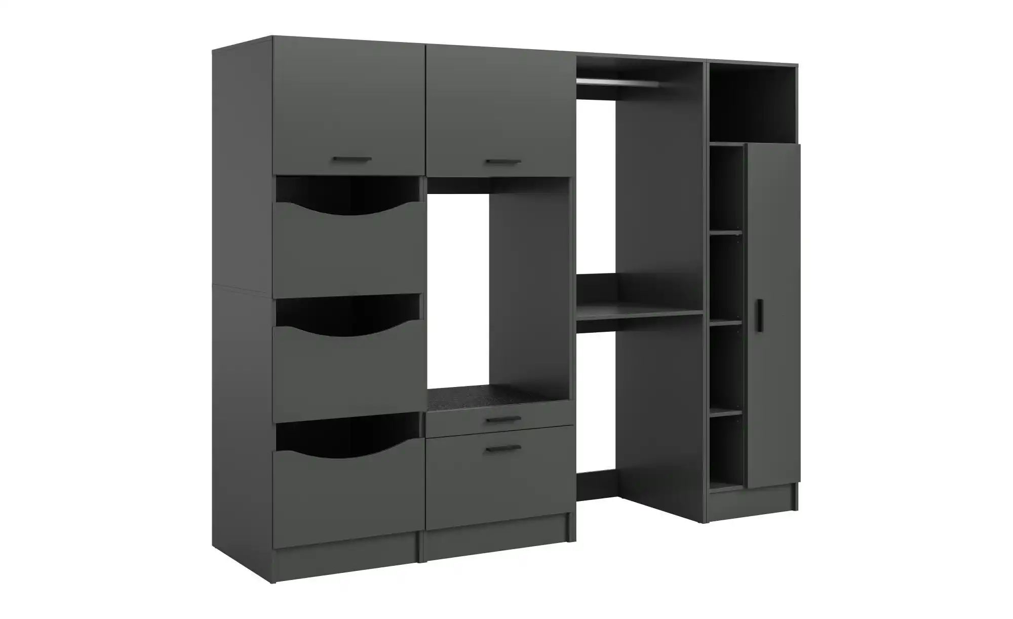 Waschmaschinenumbau Set  Frillensee ¦ grau ¦ Maße (cm): B: 242 H: 195 Schrä günstig online kaufen