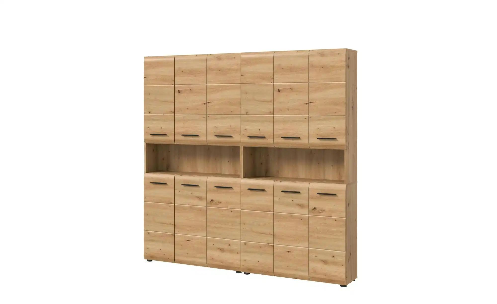 Badkombination   ¦ holzfarben ¦ Maße (cm): B: 180 H: 185 Schränke > Badschr günstig online kaufen