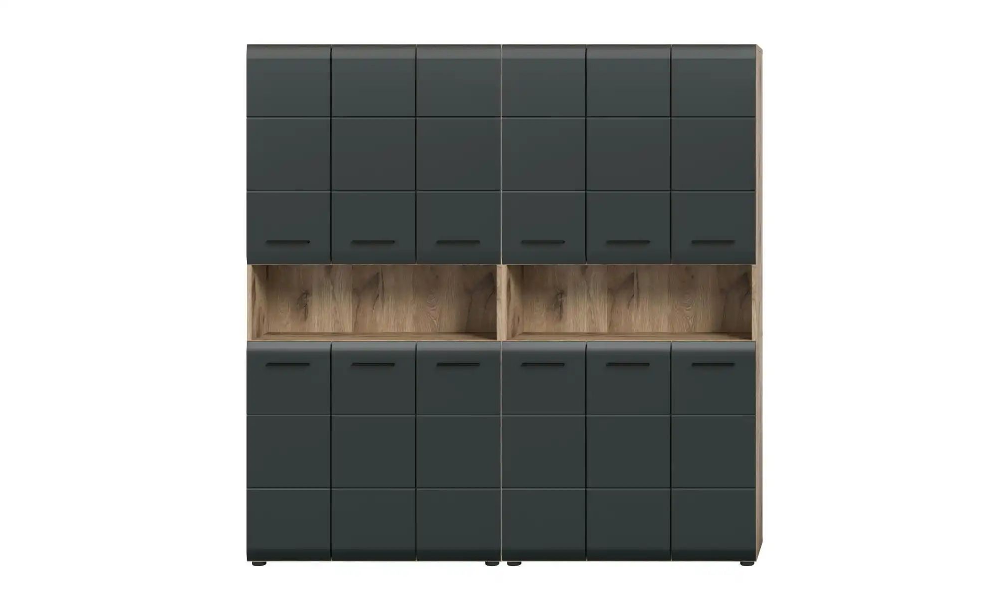 Badkombination   ¦ holzfarben ¦ Maße (cm): B: 180 H: 185 Schränke > Badschr günstig online kaufen