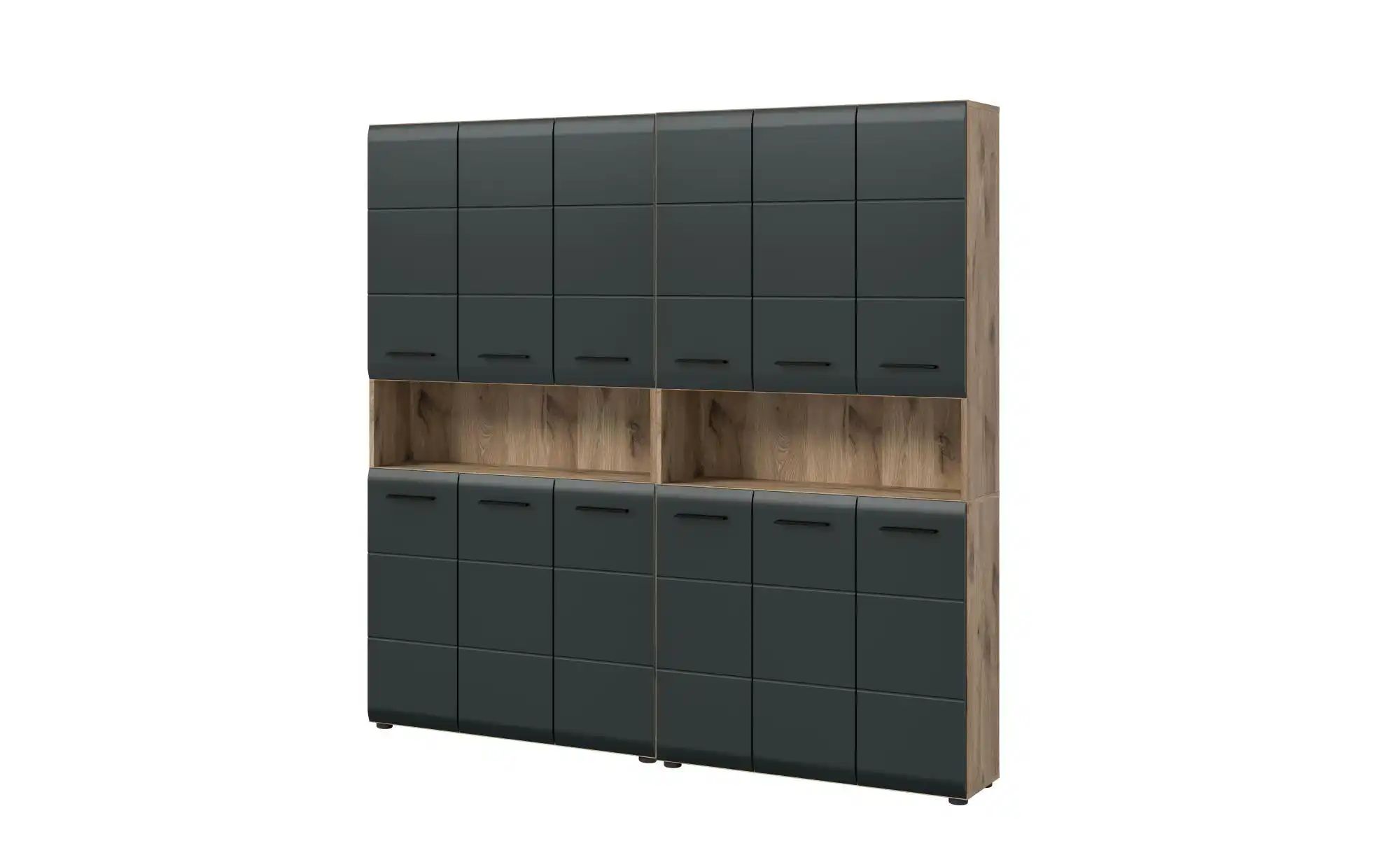 Badkombination   ¦ holzfarben ¦ Maße (cm): B: 180 H: 185 Schränke > Badschr günstig online kaufen