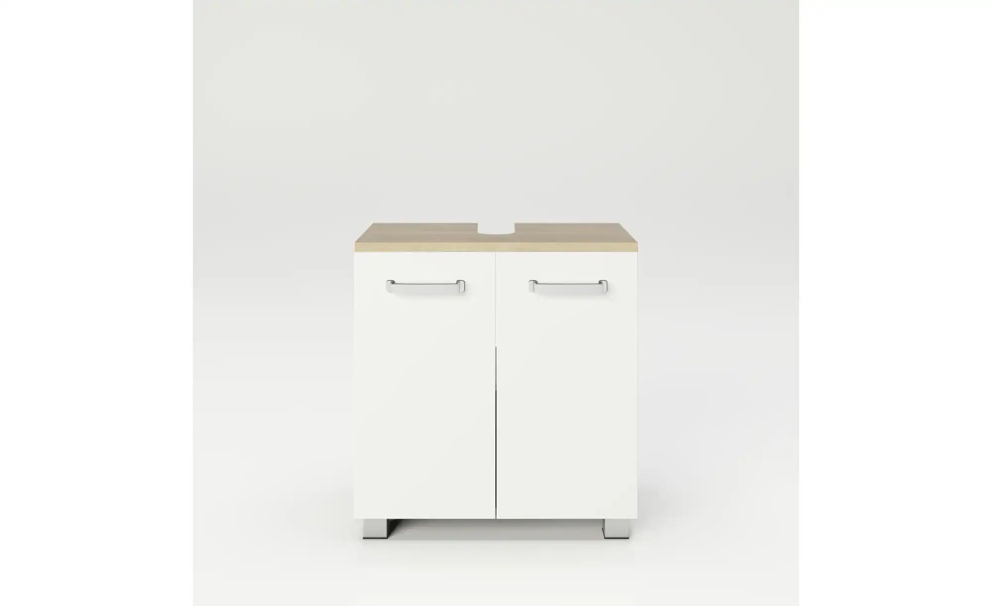 Waschbeckenunterschrank   ¦ weiß ¦ Maße (cm): B: 60,2 H: 63,5 Schränke > Ba günstig online kaufen