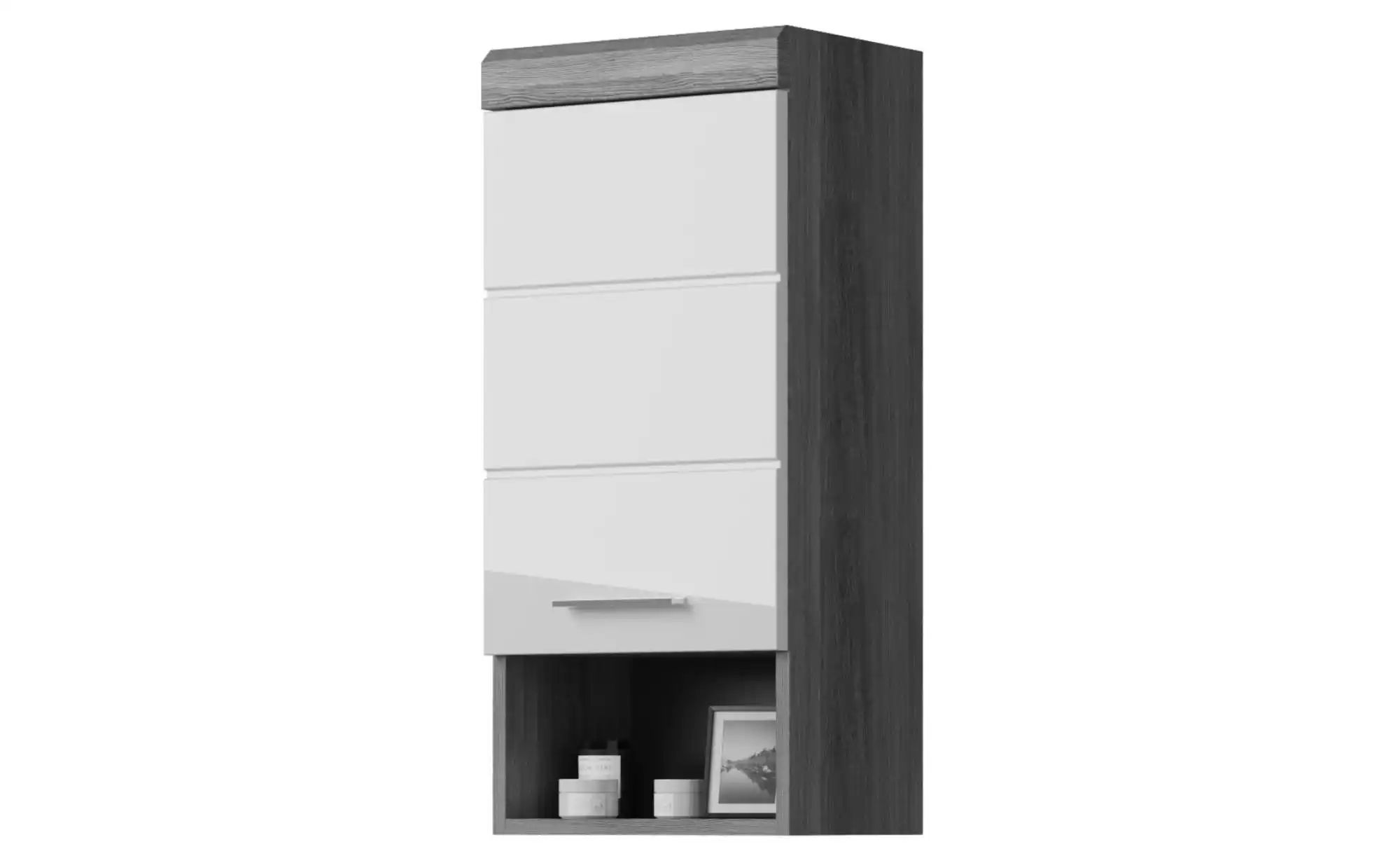 Hängeschrank SCHLOONSEE  Breite 37cm  1 Tür  1 offenes Fächer  1 Einlegebod günstig online kaufen