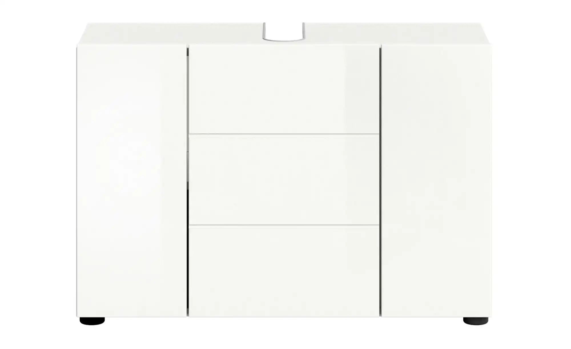 Waschbeckenunterschrank  Vechtesee ¦ weiß ¦ Maße (cm): B: 82 H: 56 T: 34.0 günstig online kaufen