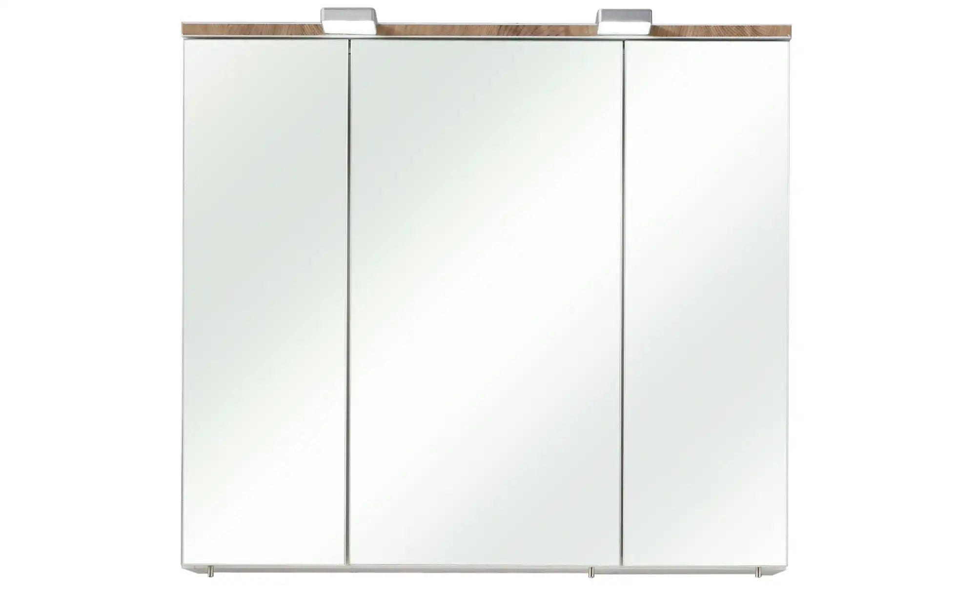Spiegelschrank  Dreieckssee ¦ weiß ¦ Maße (cm): B: 80 H: 70 Schränke > Bads günstig online kaufen