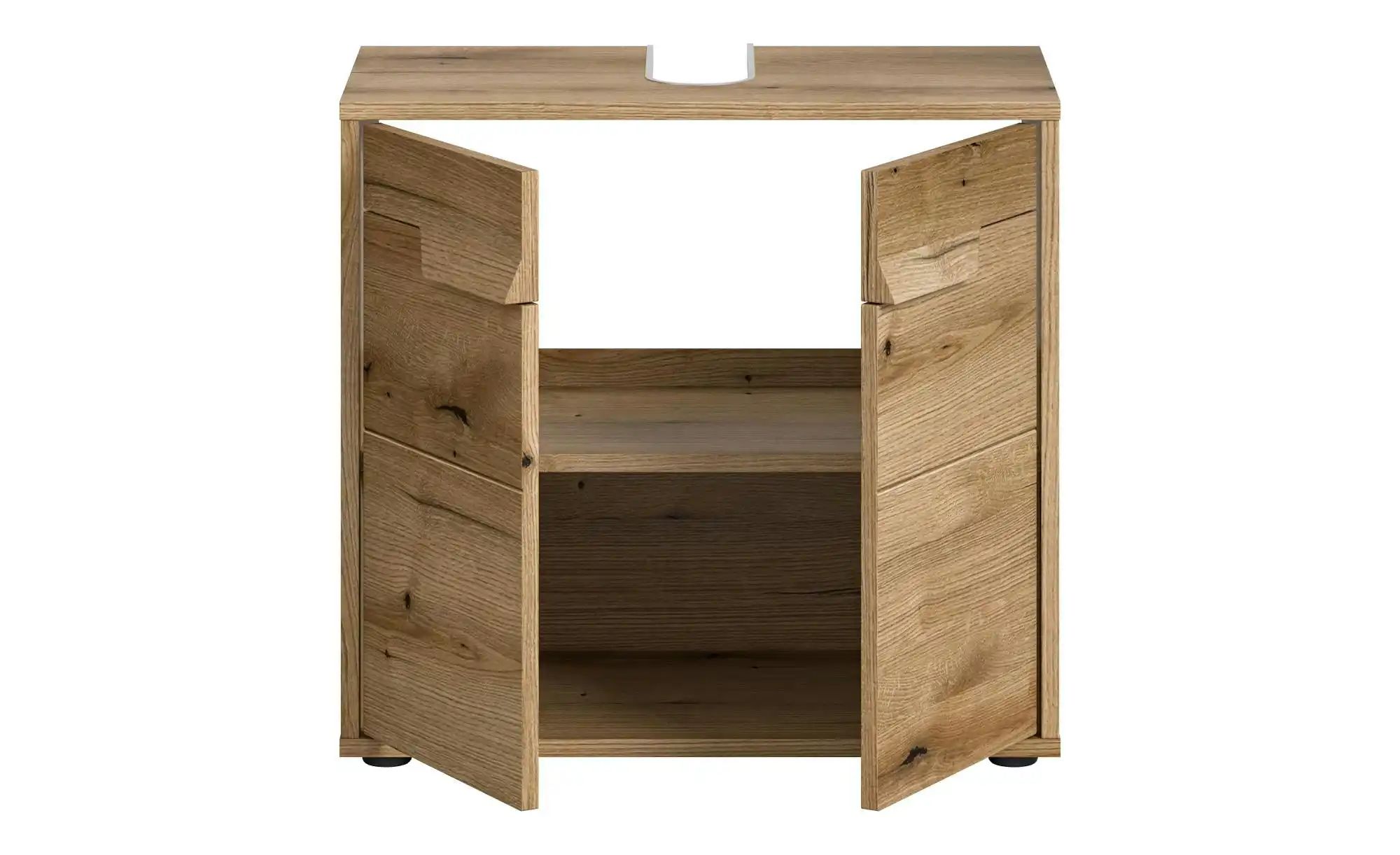 xonox.home Waschbeckenunterschrank in Evoke Oak, Spannplatte/MDF - 64x60x34 günstig online kaufen