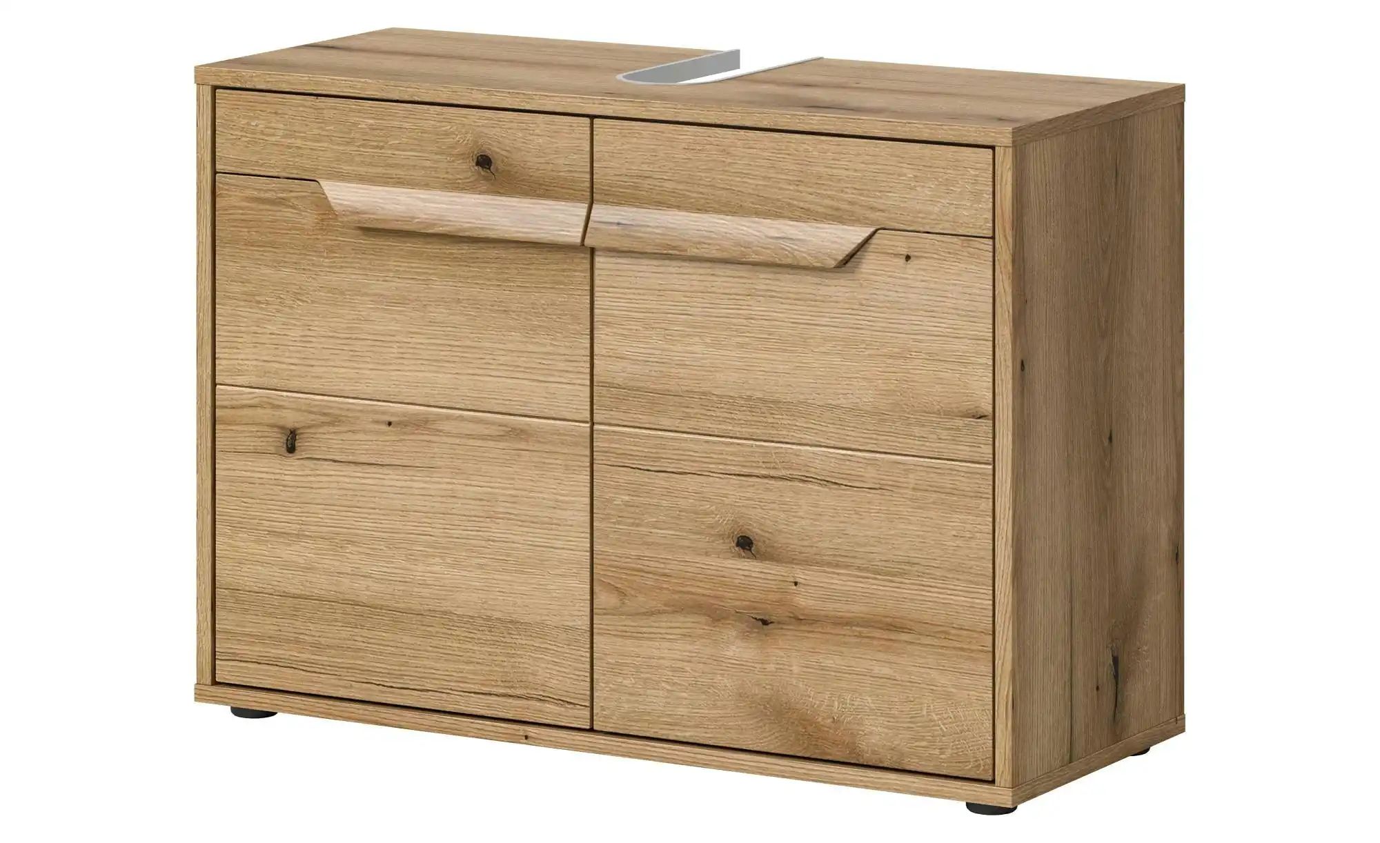 xonox.home Waschbeckenunterschrank in Evoke Oak, Spannplatte/MDF - 84x60x34 günstig online kaufen