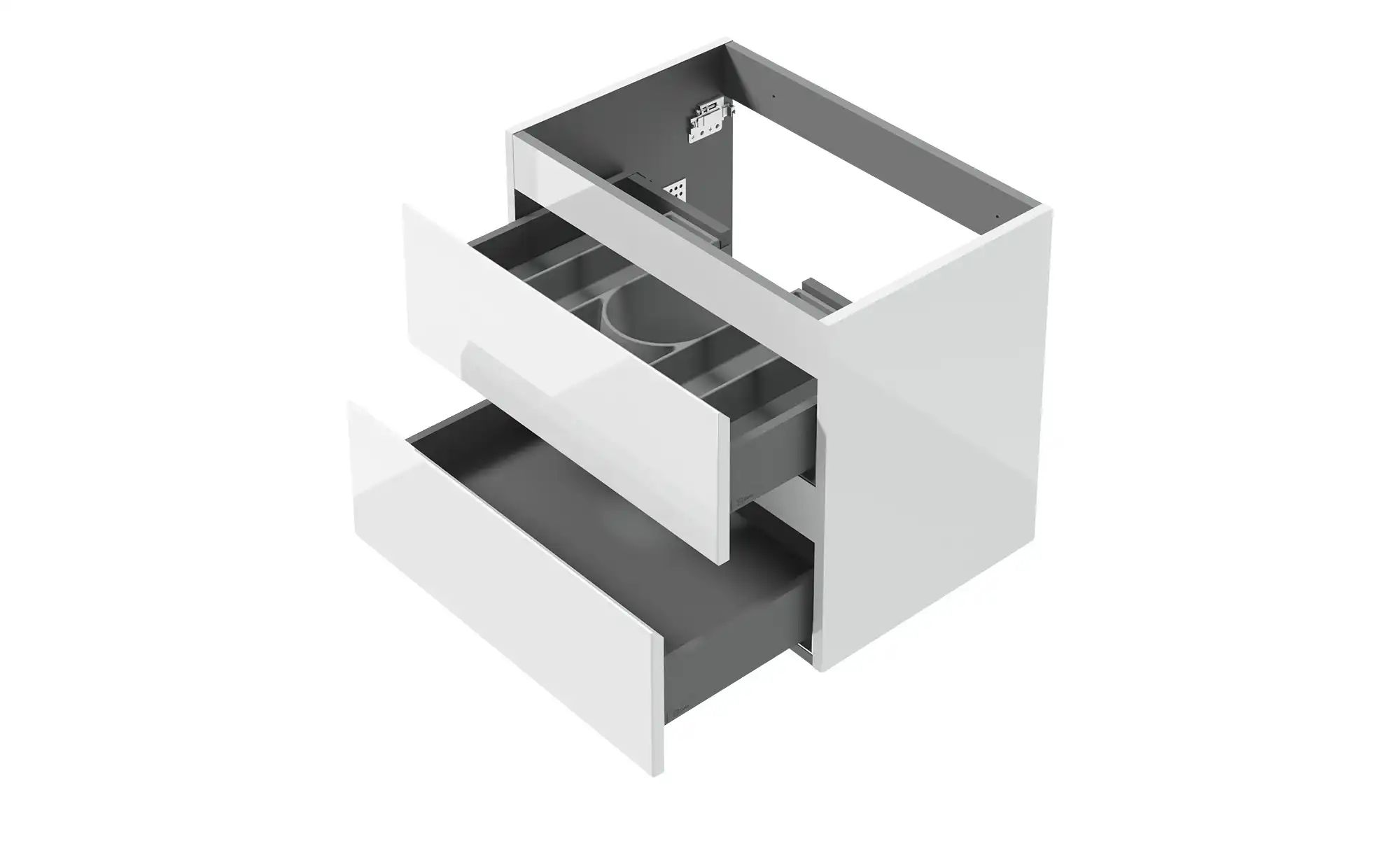 Thumbnail - Waschtischunterschrank  Conventer See ¦ weiß ¦ Maße (cm): B: 60 H: 50 T: 45.0 Schränke > Badschränke > Waschbecken-unter...