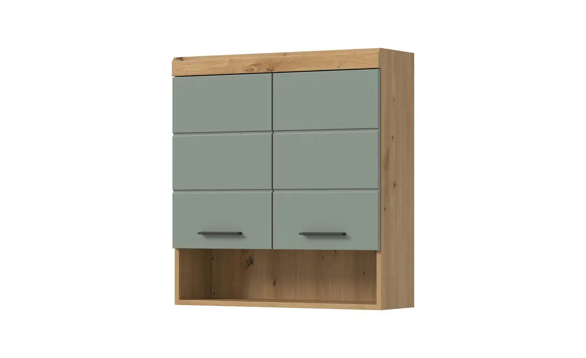 Hängeschrank SCHLOONSEE  Breite 74cm  2 Türen  1 offenes Fächer  MDF-Front günstig online kaufen