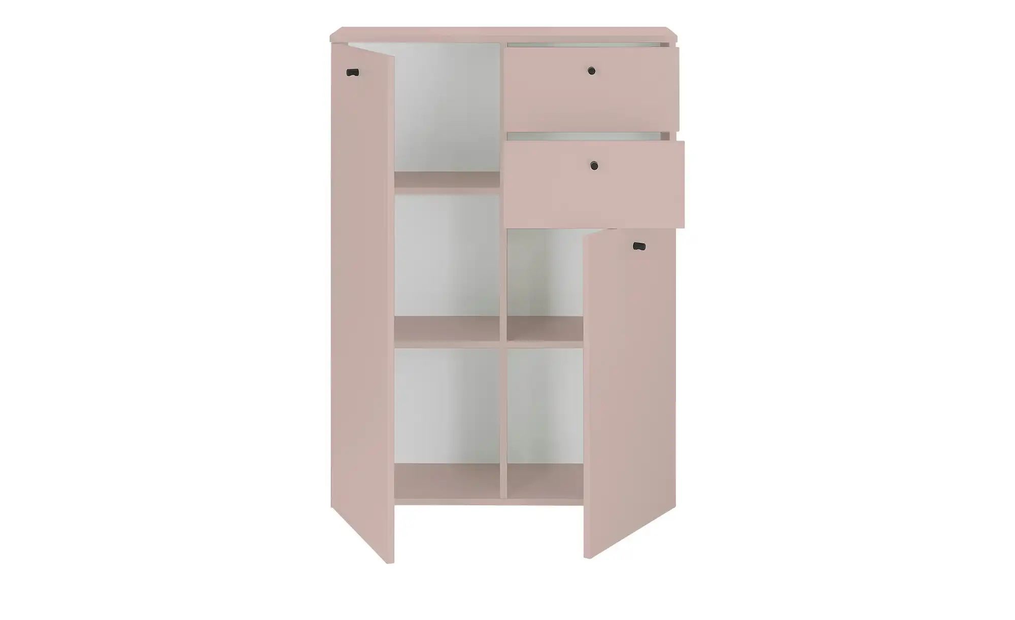 Highboard  Kaarster See ¦ rosa/pink ¦ Maße (cm): B: 80 H: 110 T: 30.0 Schrä günstig online kaufen