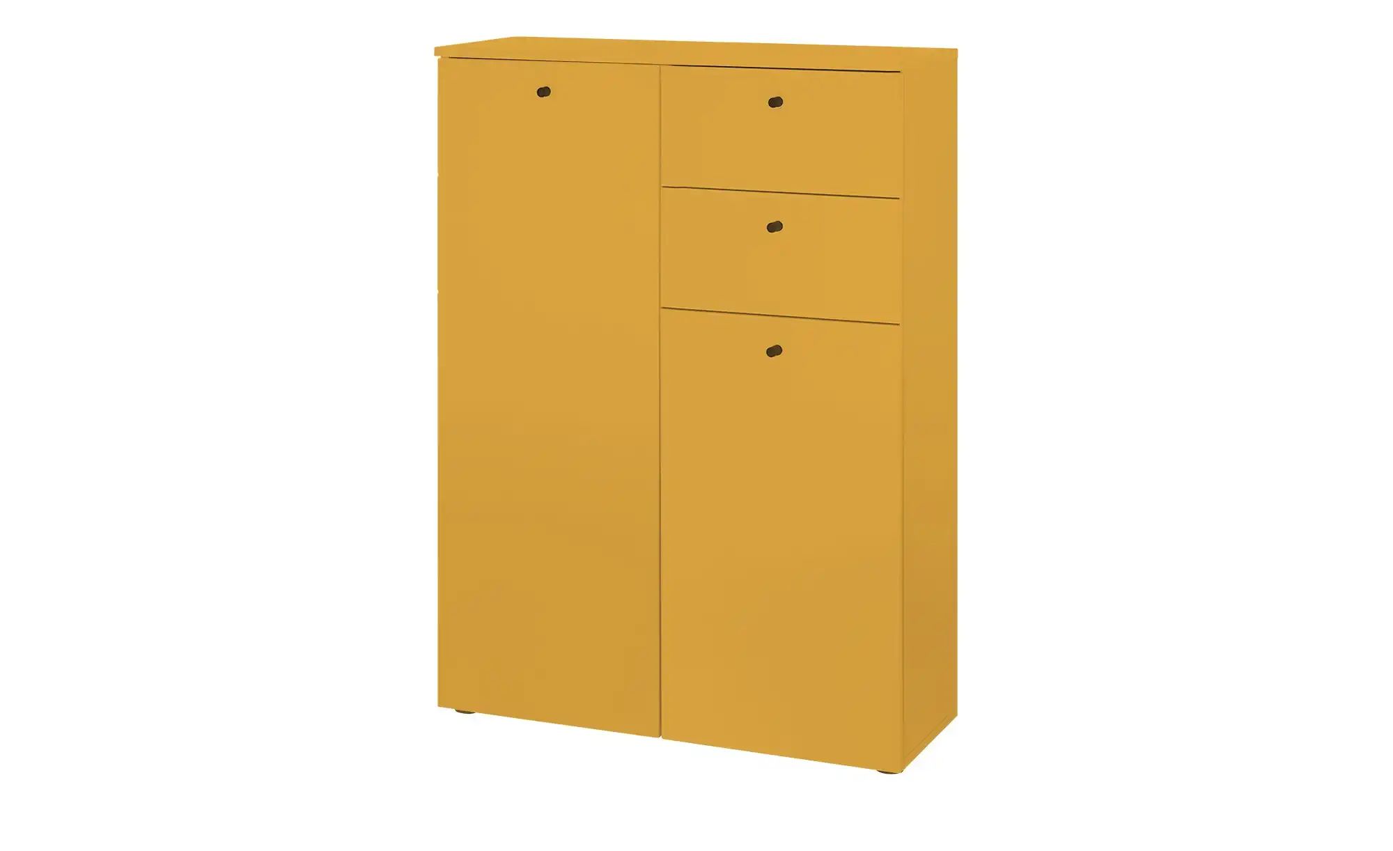 Highboard  Kaarster See ¦ gelb ¦ Maße (cm): B: 80 H: 110 T: 30.0 Schränke > günstig online kaufen