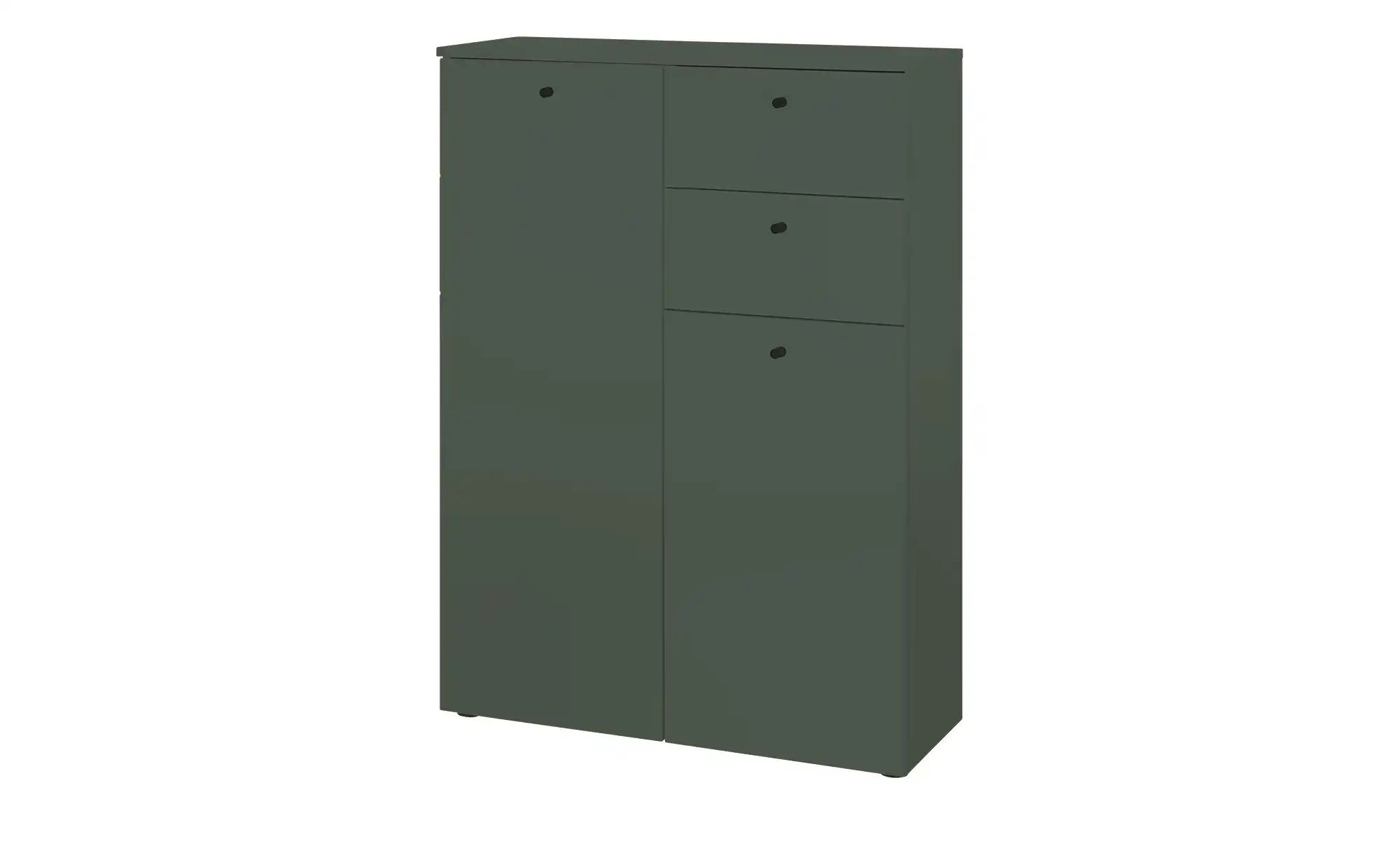 Highboard  Kaarster See ¦ grün ¦ Maße (cm): B: 80 H: 110 T: 30.0 Schränke > günstig online kaufen