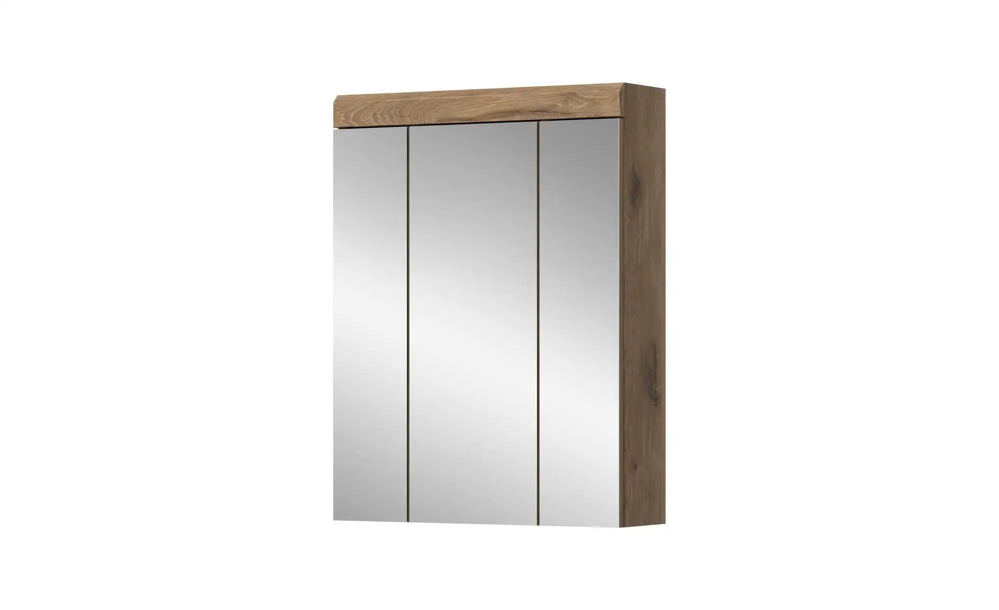 Badezimmerspiegelschrank WALDSEE  Breite 60cm  3 Spiegeltüren  9 Fächer  6 günstig online kaufen