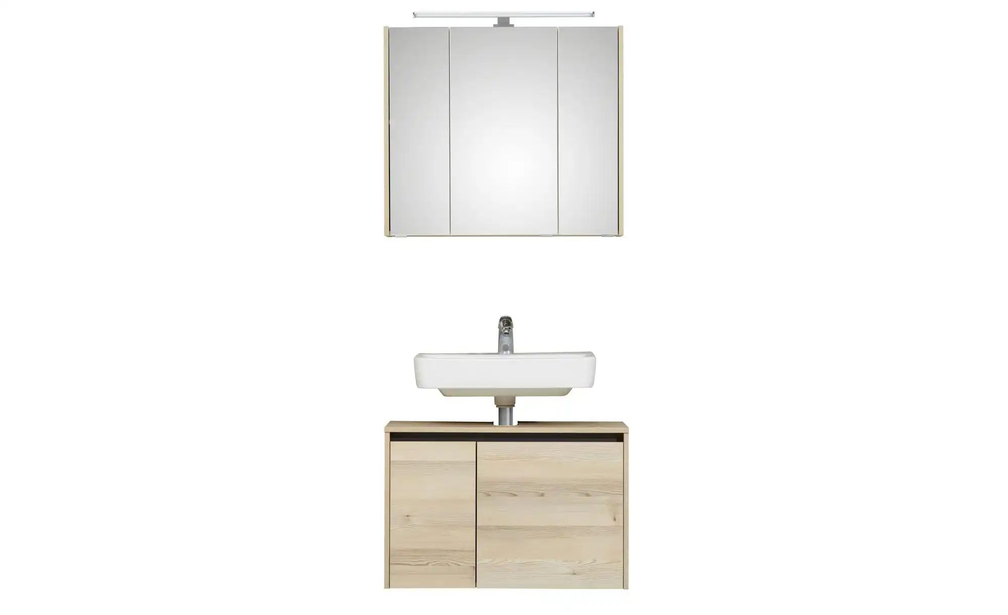 Badkombination  Dillinger See ¦ holzfarben ¦ Maße (cm): B: 80 H: 200 Schrän günstig online kaufen