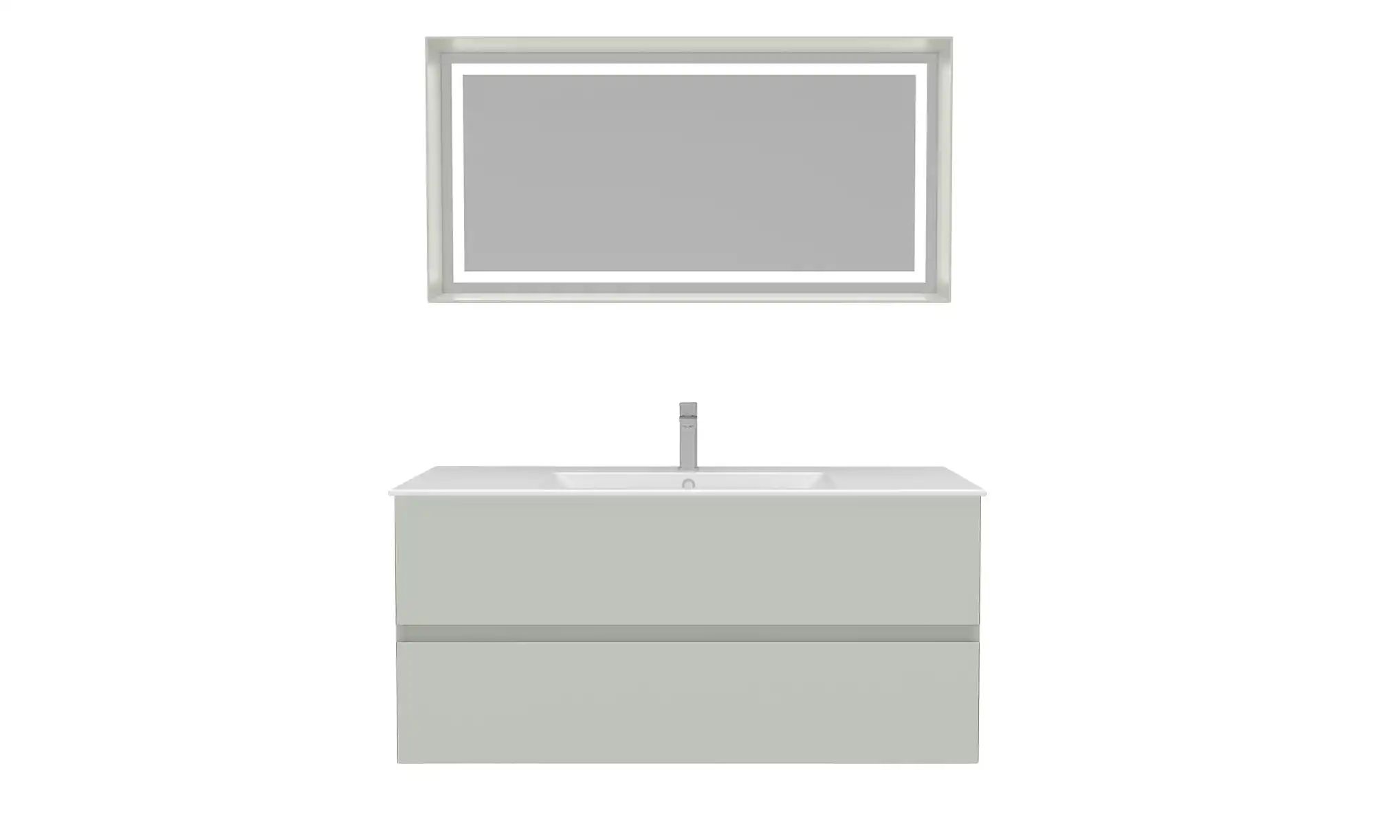 Thumbnail - Badkombination Netzener See ¦ beige ¦ Maße (cm): B: 121 Schränke > Badschränke > Komplett-Badkombinationen - Höffner