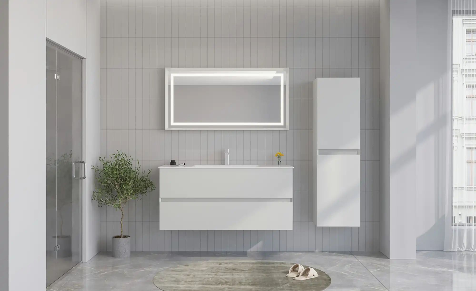 Hochschrank  Netzener See ¦ beige ¦ Maße (cm): B: 40 H: 138 T: 32.0 Schränk günstig online kaufen
