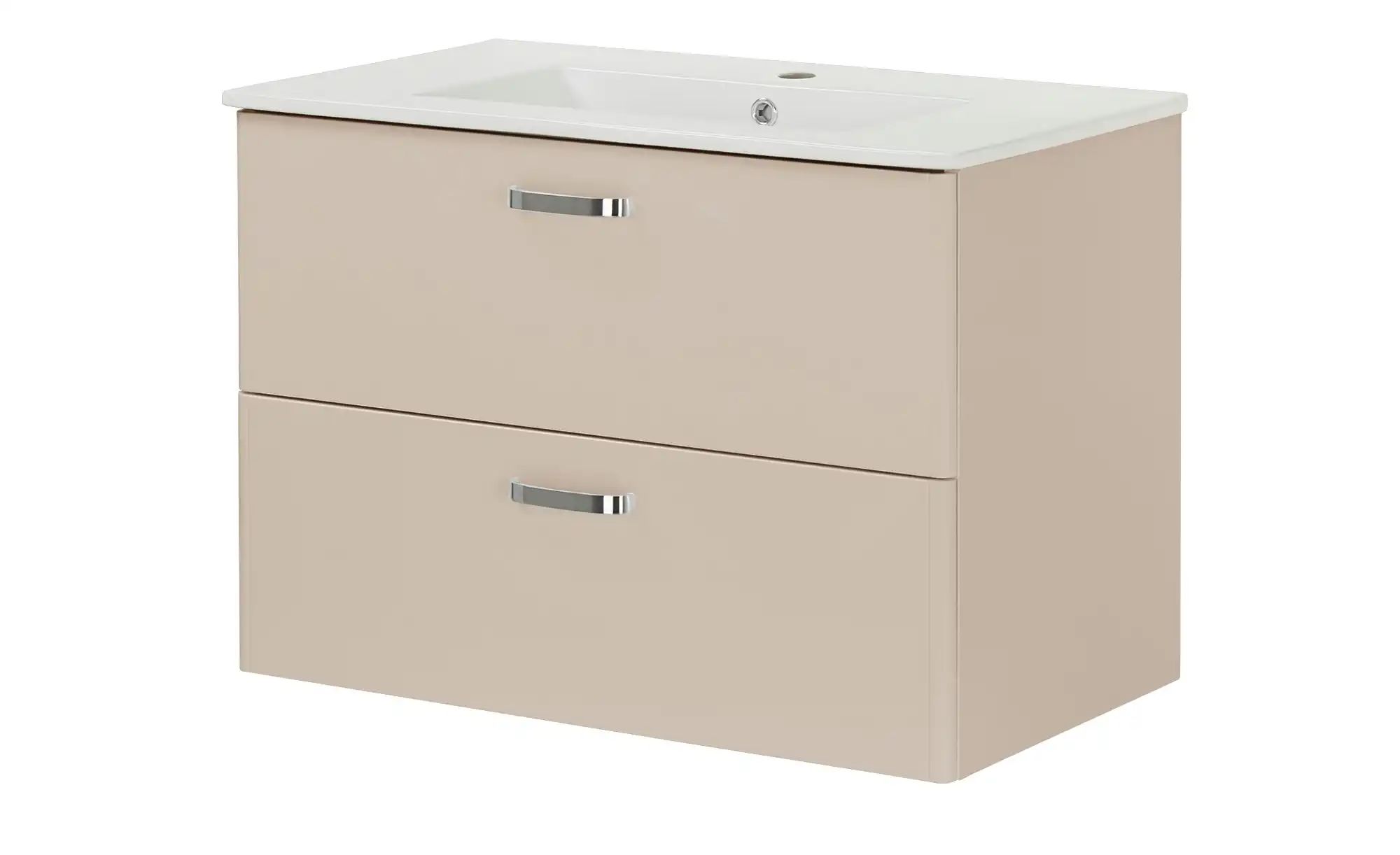 Waschtischunterschrank Bodensee ¦ beige ¦ Maße (cm): B: 80 H: 55 T: 45.0 Schränke > Badschränke > Waschbecken-unterschränke - Höffner