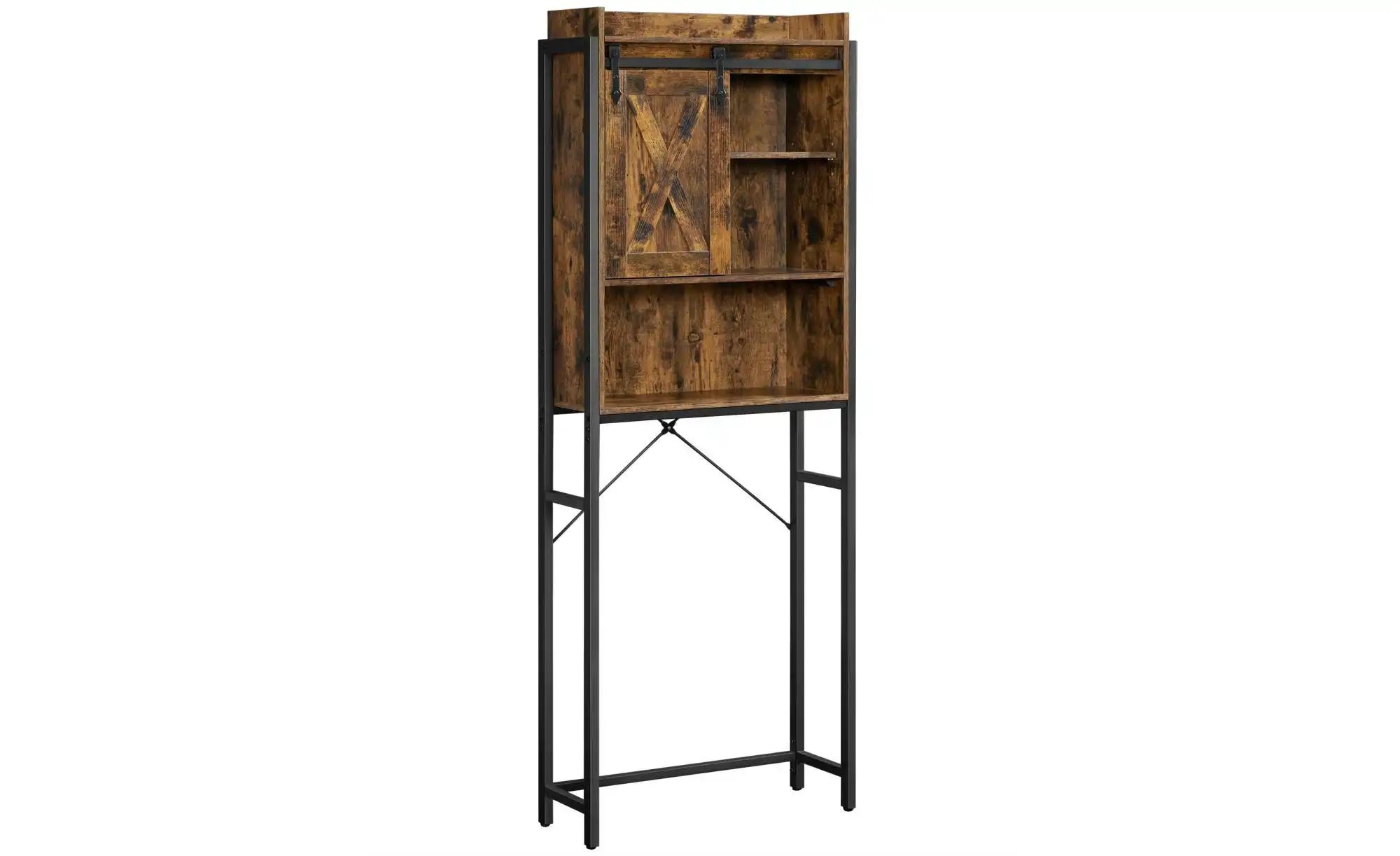 Waschmaschinenüberbau   ¦ braun ¦ Maße (cm): B: 64 H: 171 Regale > Badregal günstig online kaufen