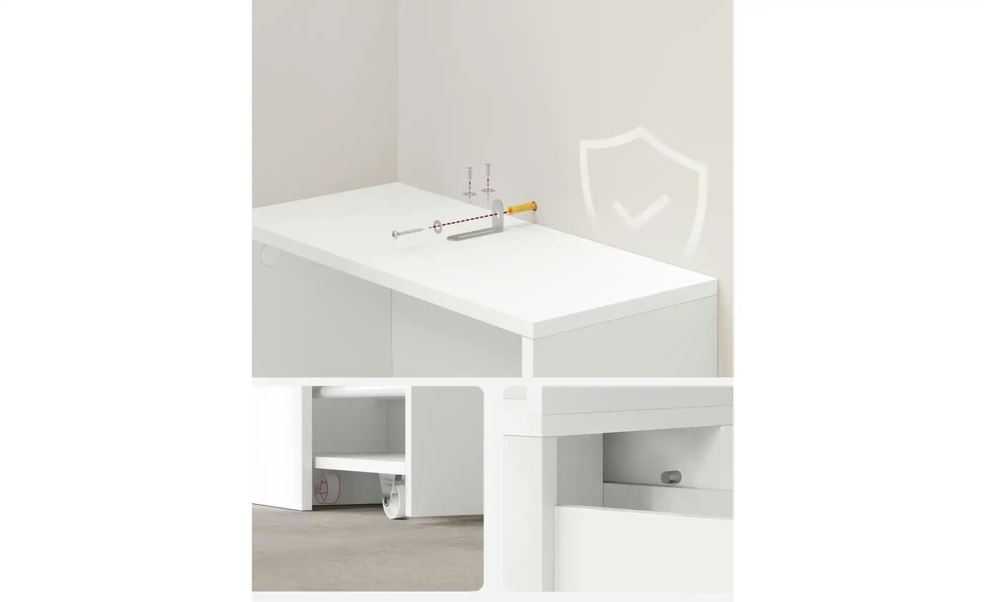 Thumbnail - Hochschrank ¦ weiß ¦ Maße (cm): B: 18 H: 134,4 Schränke > Badschränke > Bad-Hochschränke - Höffner