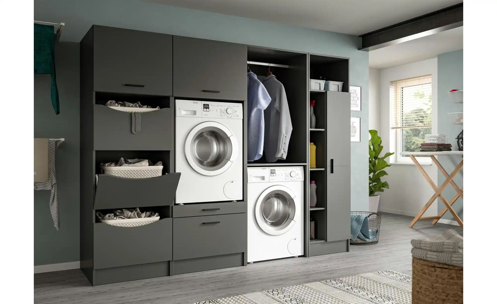 Thumbnail - Universalschrank Frillensee ¦ grau ¦ Maße (cm): B: 50 H: 195 Schränke > Badschränke > Bad-Hochschränke - Höffner