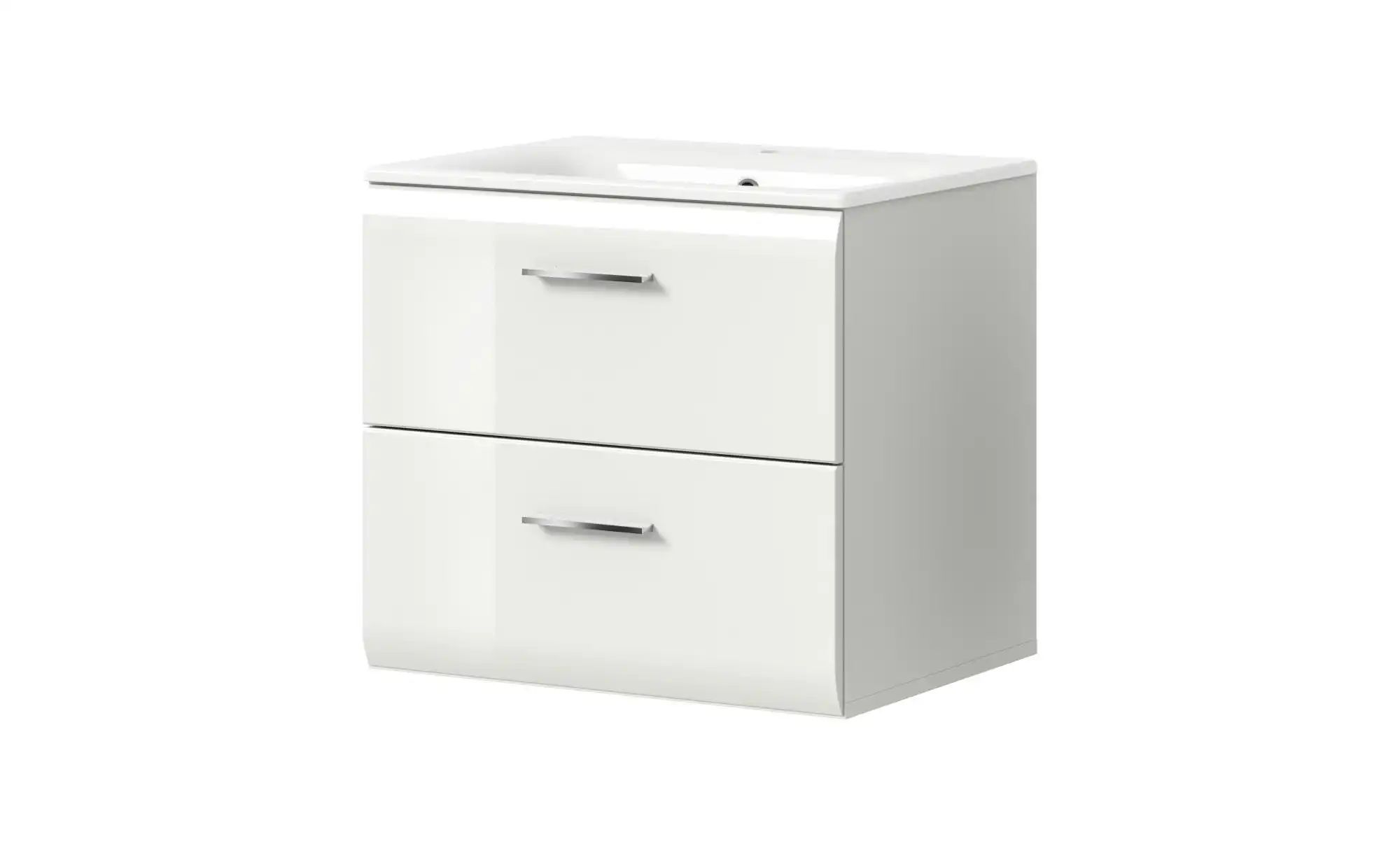 Waschtisch inkl. Waschbecken  Igelsbachsee ¦ weiß ¦ Maße (cm): B: 60 H: 55 günstig online kaufen