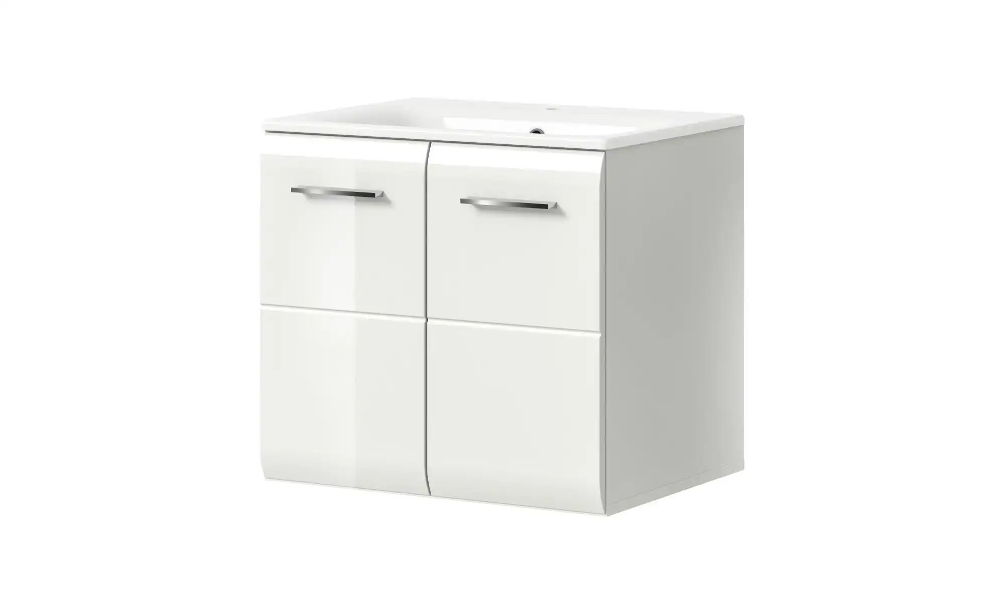 Waschtisch inkl. Waschbecken  Igelsbachsee ¦ weiß ¦ Maße (cm): B: 60 H: 55 günstig online kaufen