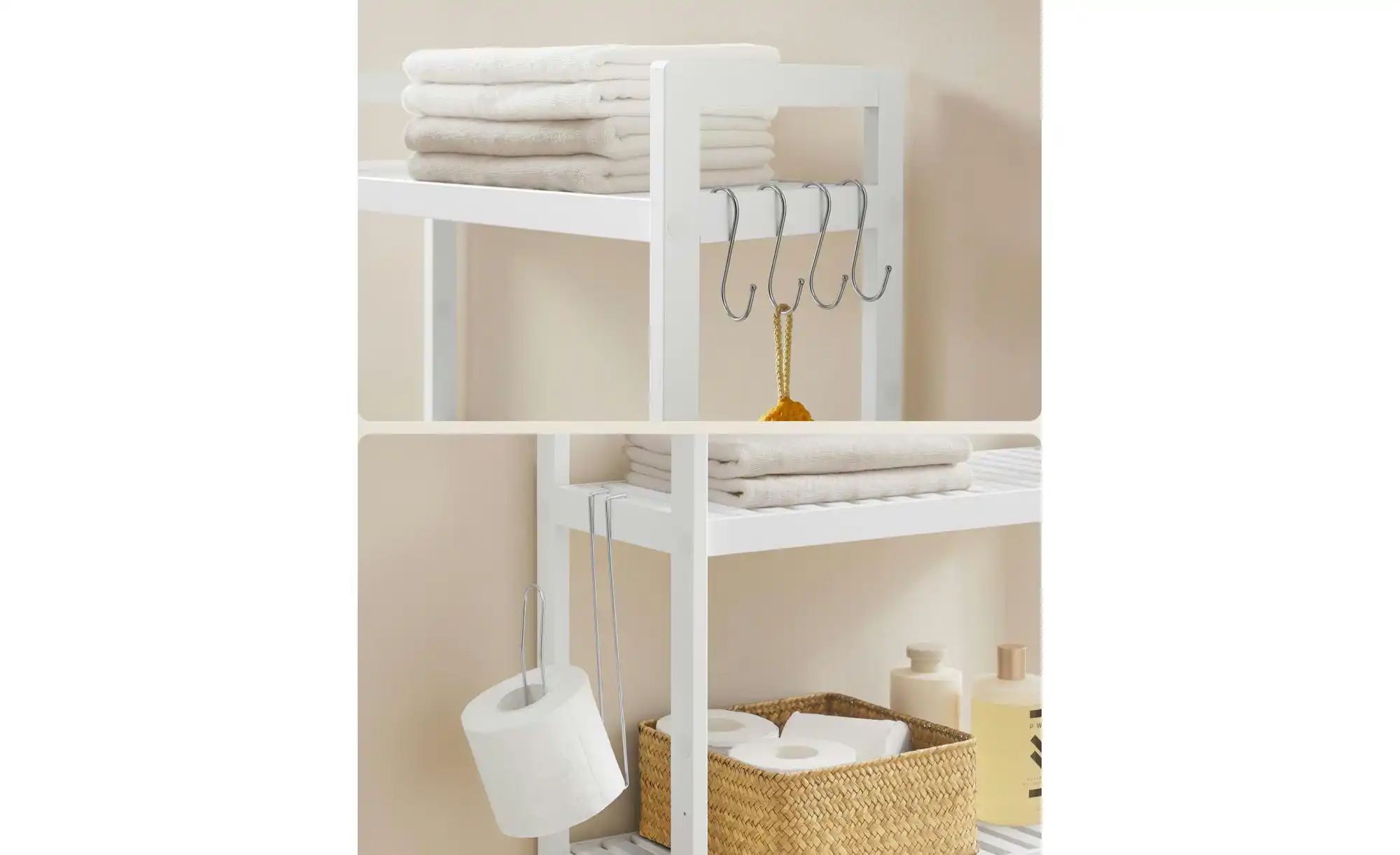 Thumbnail - Waschmaschinen Überbau ¦ weiß ¦ Maße (cm): B: 63 H: 170 Schränke > Badschränke > Bad-Hochschränke - Höffner