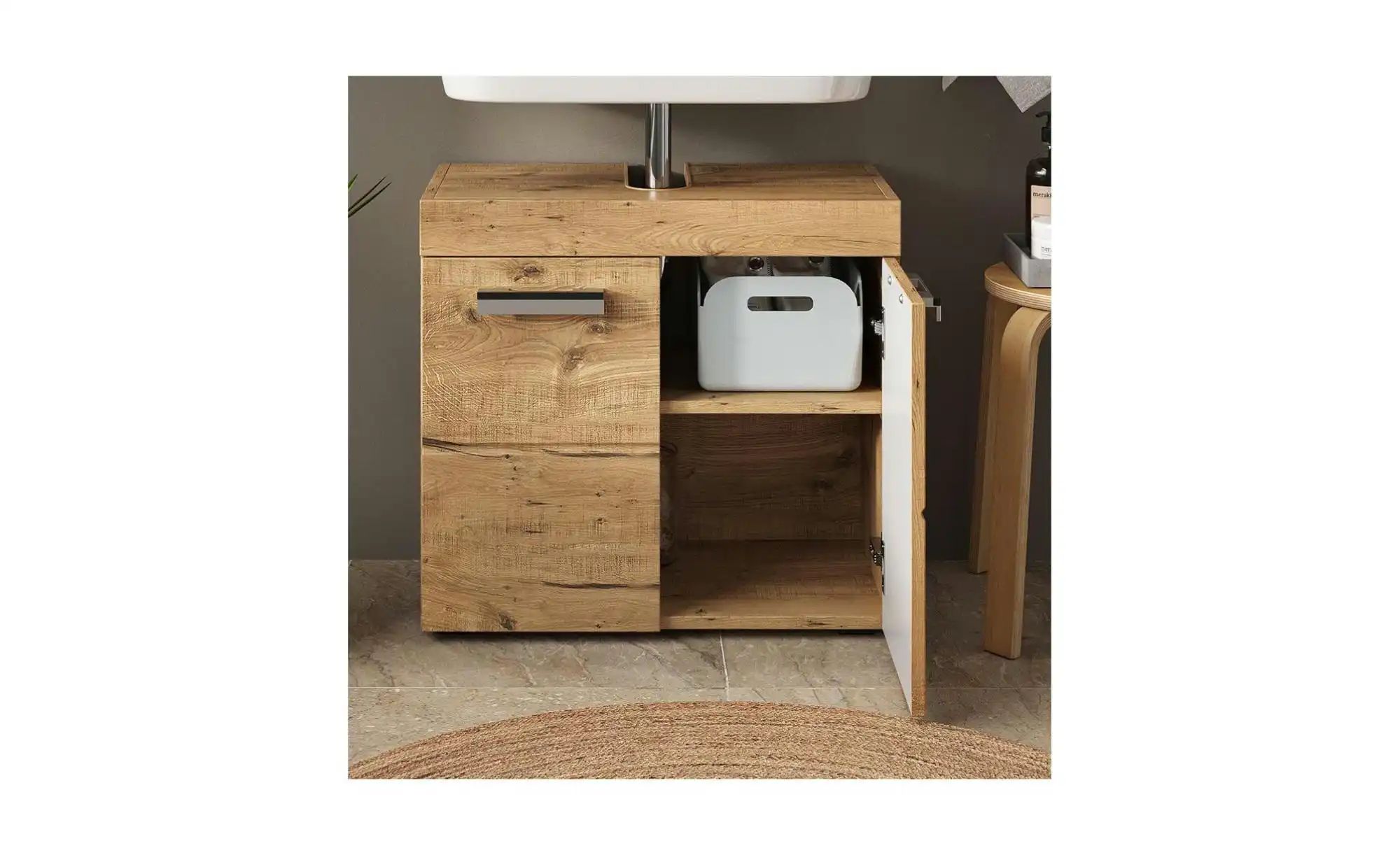 Thumbnail - Waschbeckenunterschrank   ¦ holzfarben ¦ Maße (cm): B: 60 H: 56 Schränke > Badschränke > Waschbecken-unterschränke - Höf...