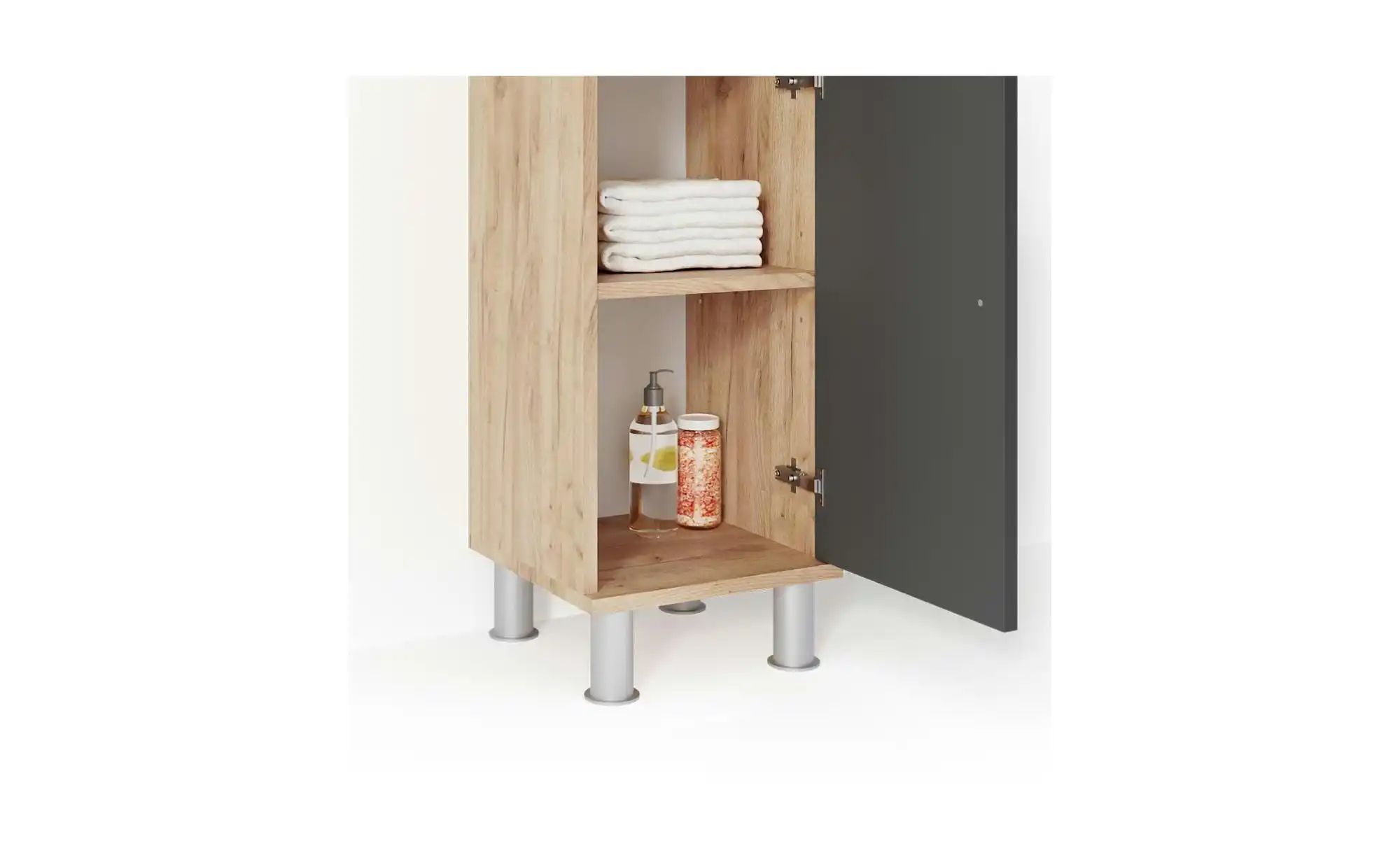 Thumbnail - Midischrank ¦ holzfarben ¦ Maße (cm): B: 30 H: 95 Schränke > Badschränke > Bad-Midischränke - Höffner