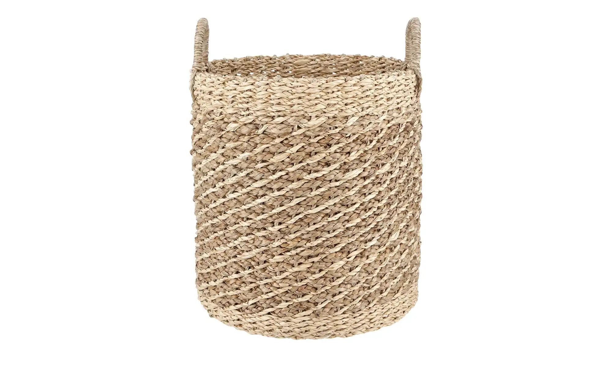 Aufbewahrungskorb  3er Set   ¦ braun ¦ Seegras ¦ Maße (cm): H: 38  Ø: 36 Au günstig online kaufen